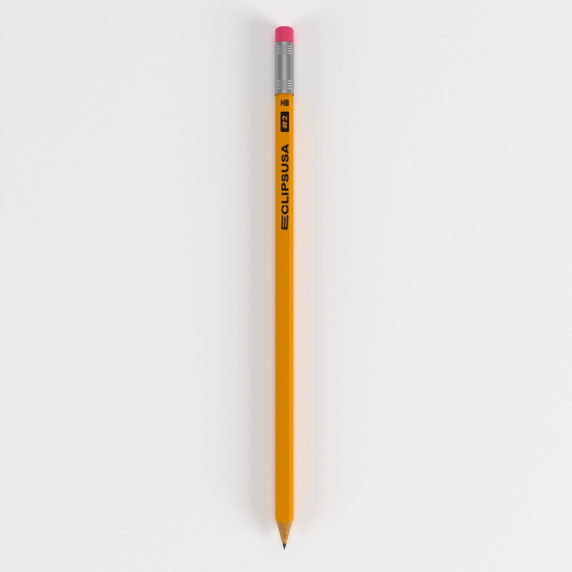 1000 Units #2 HB Woodcased Pencils - Pre-sharpened, Yellow