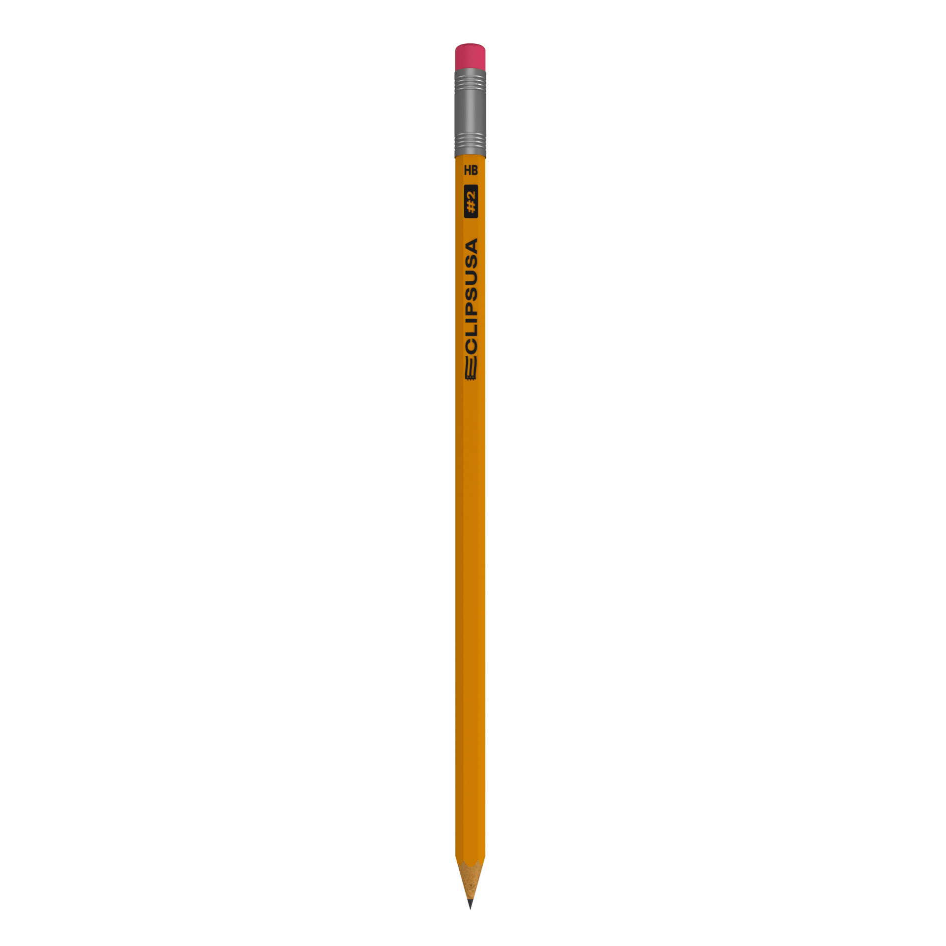 1000 Units #2 HB Woodcased Pencils - Pre-sharpened, Yellow