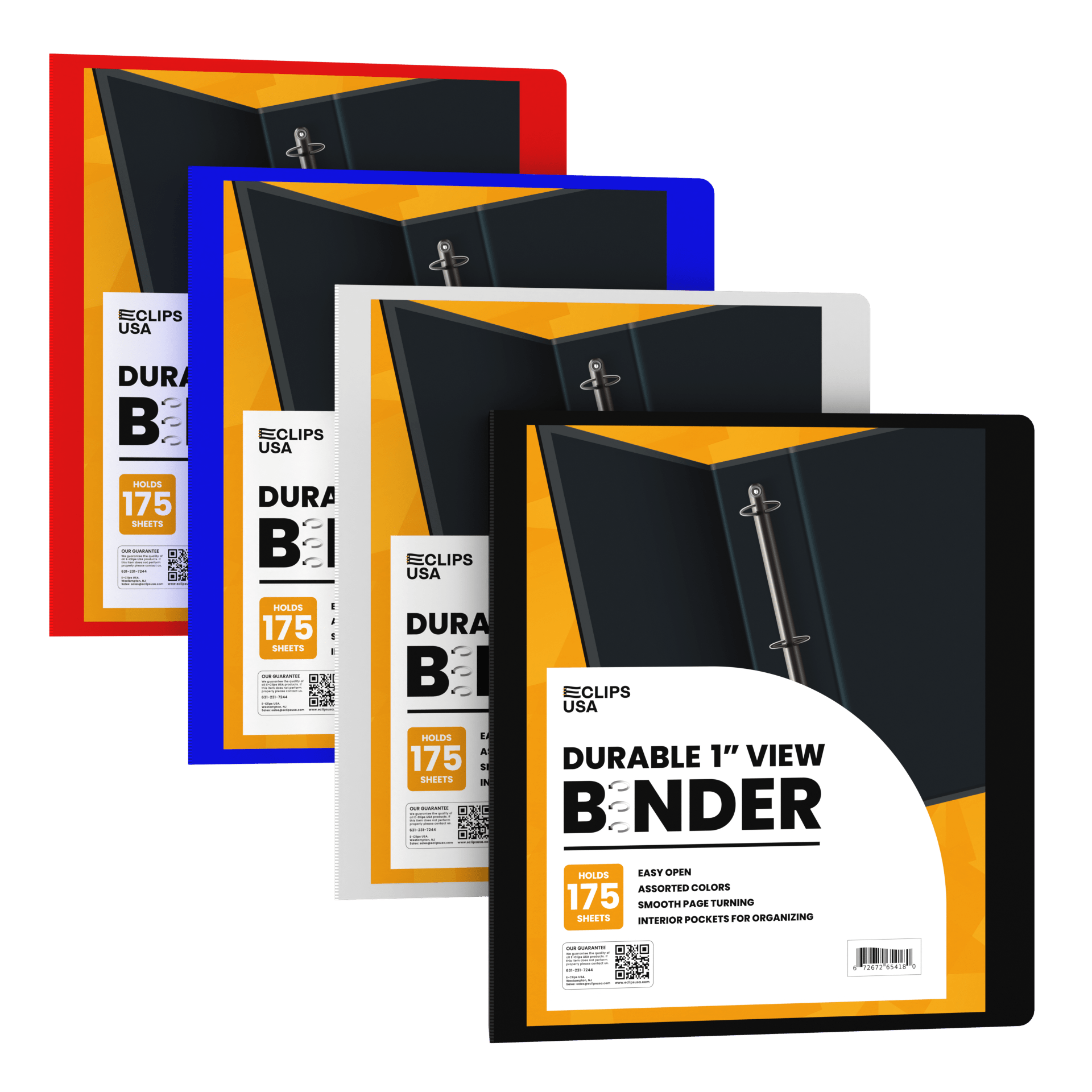 Front facing image of Durable View Binder.