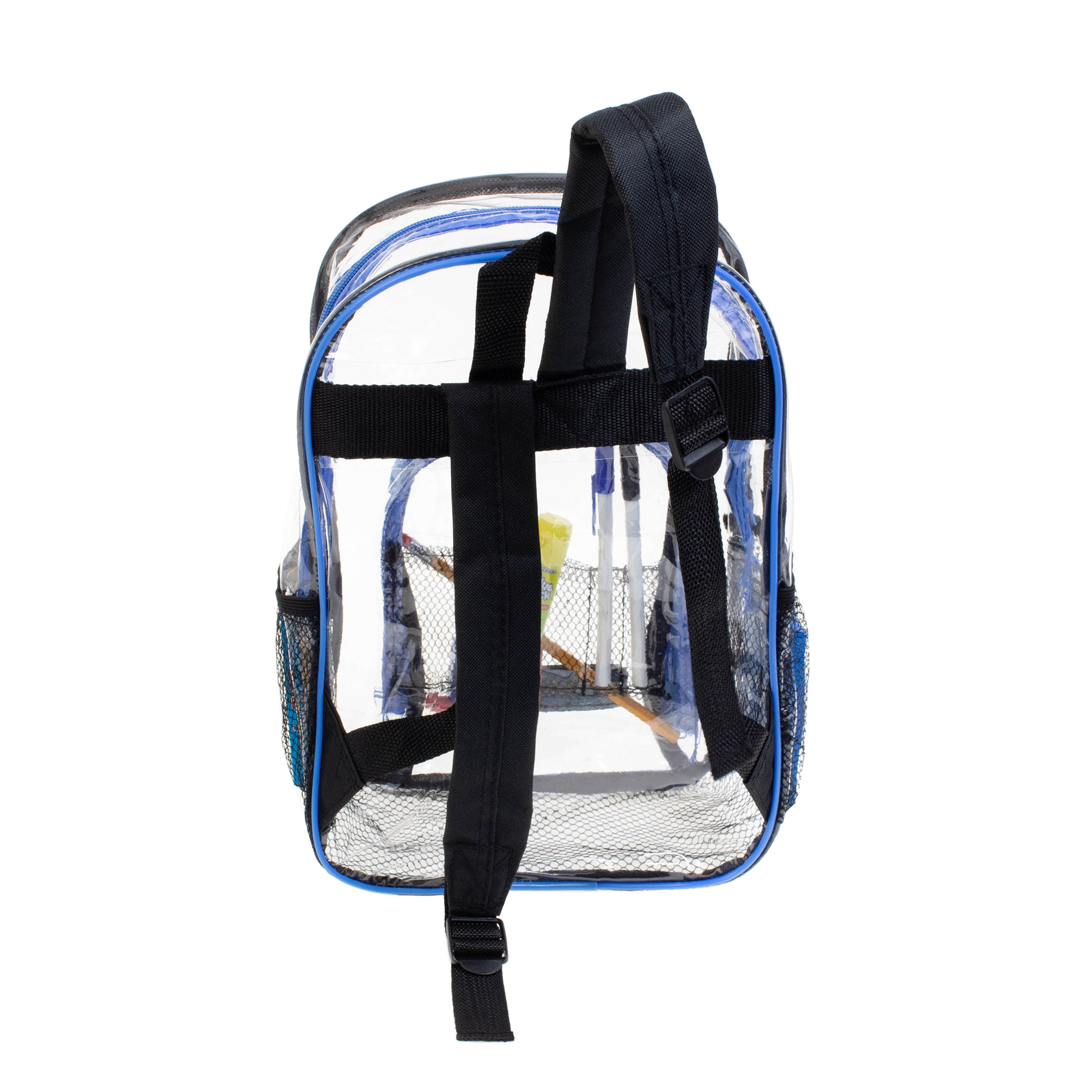 13'' Mini Clear Wholesale Backpacks in 5 Colors - Bulk Case of 24 Bookbags