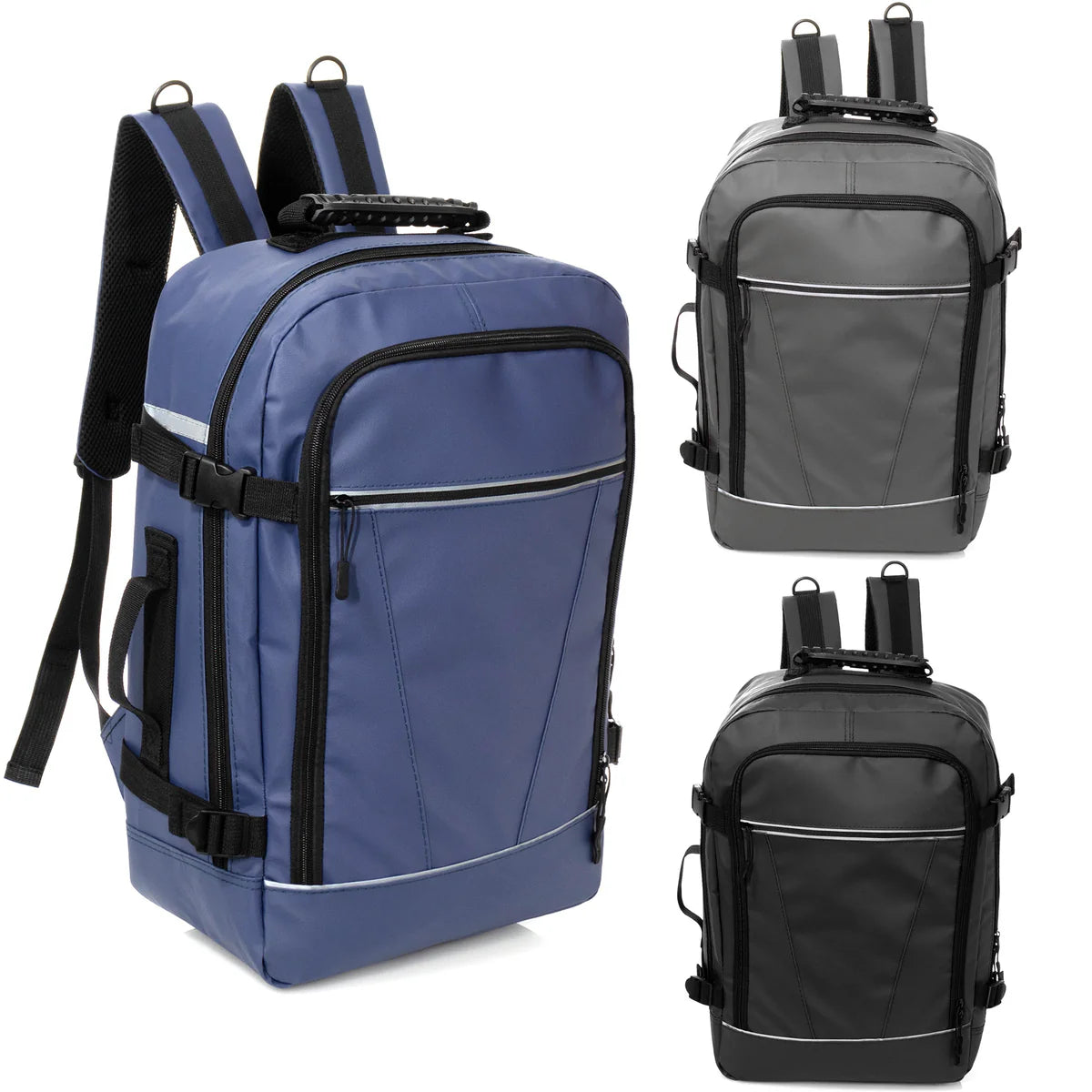 18" Deluxe Wholesale Travel Backpack with Organizer & Padded Back 18" Deluxe Wholesale Travel Backpack with Organizer & Padded Back