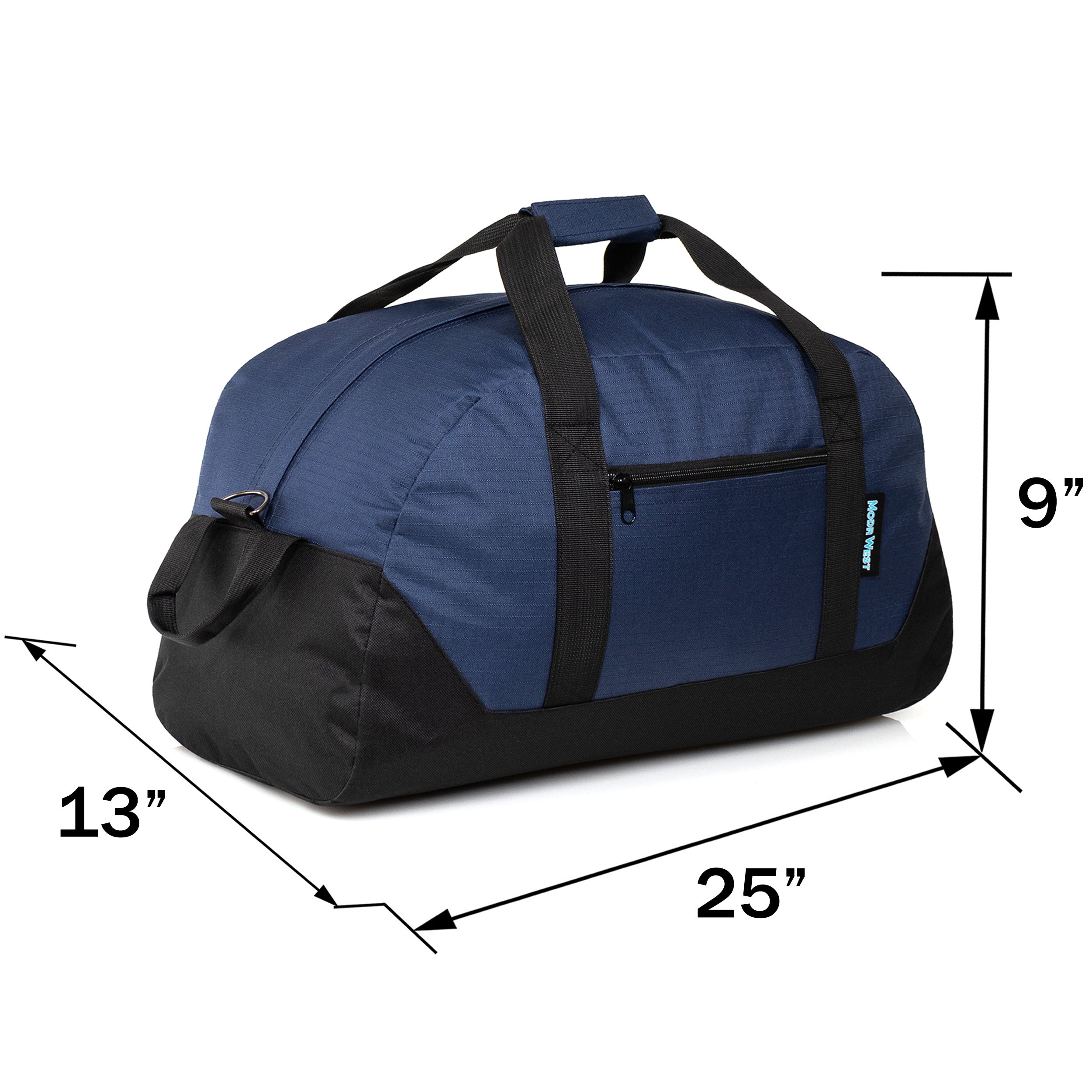 25" Wholesale Duffle Bag in Assorted Colors - Bulk Case of 12 Duffels