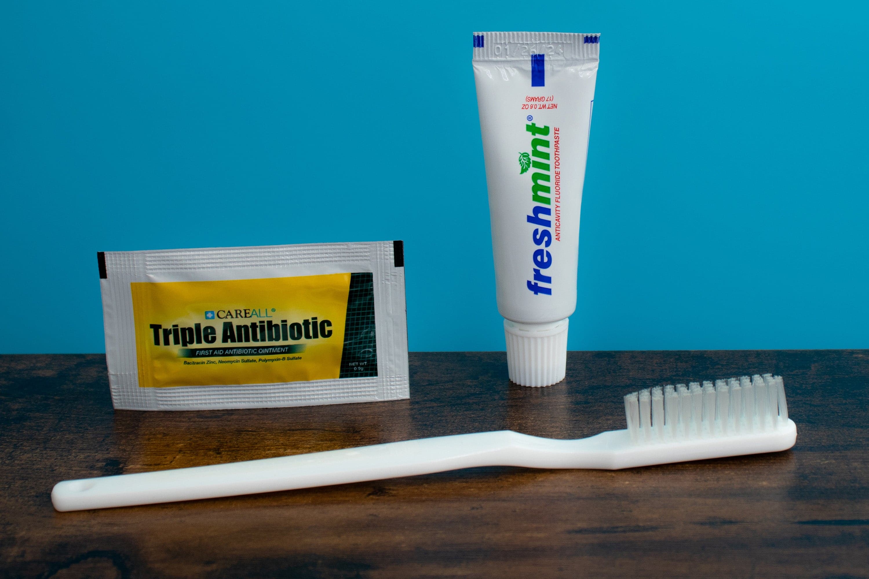 14 Piece Premium Wholesale Hygiene Kits - Travel Toiletry Supplies - Bulk Case of 48