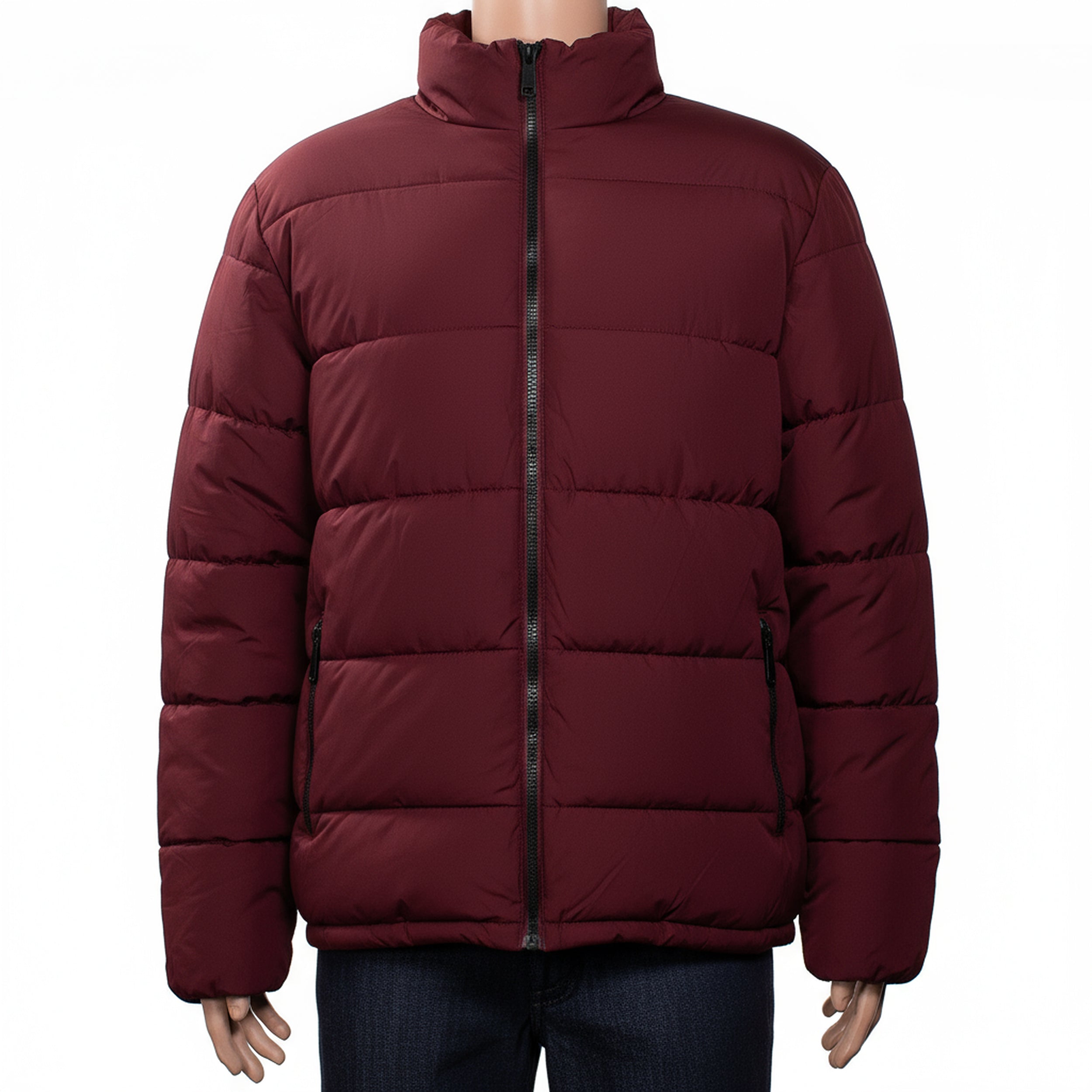 Men's Warm Winter Wholesale Coats in Assorted Colors & Sizes - Bulk Case of 12 Winter Jackets