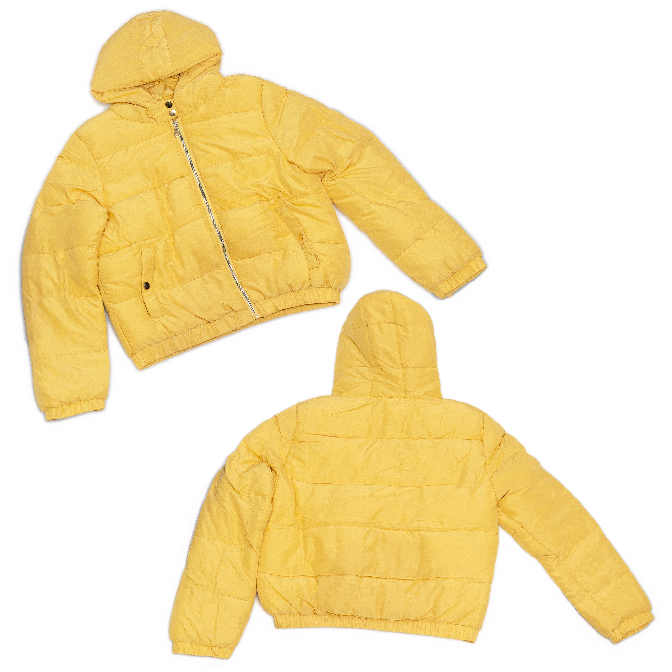 Wholesale Women’s Hooded Jackets - 6 Assorted Colors & Sizes – Bulk Case of 12 Coats