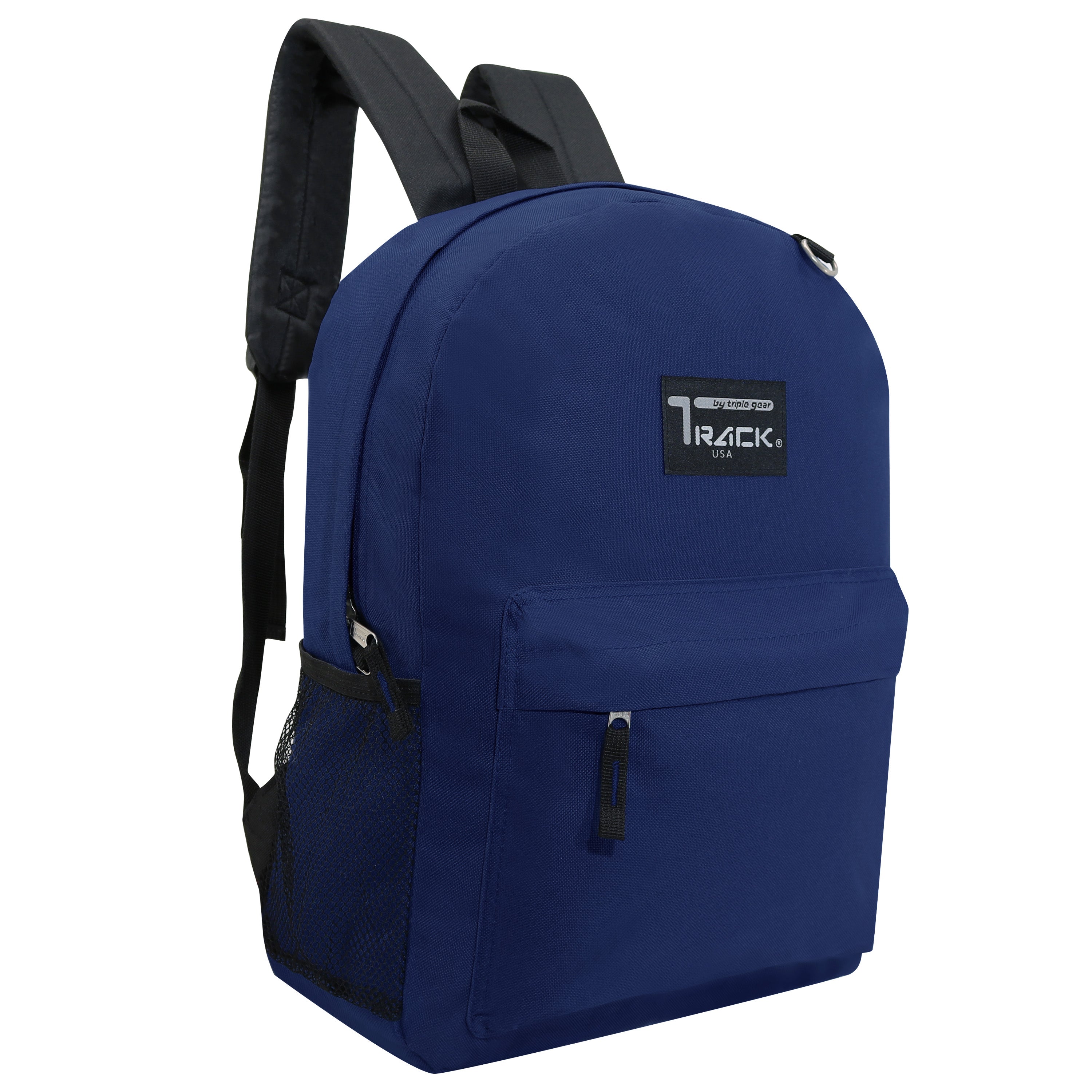 17" Kids Wholesale Backpacks In Navy - Wholesale Case of 24 Bookbags