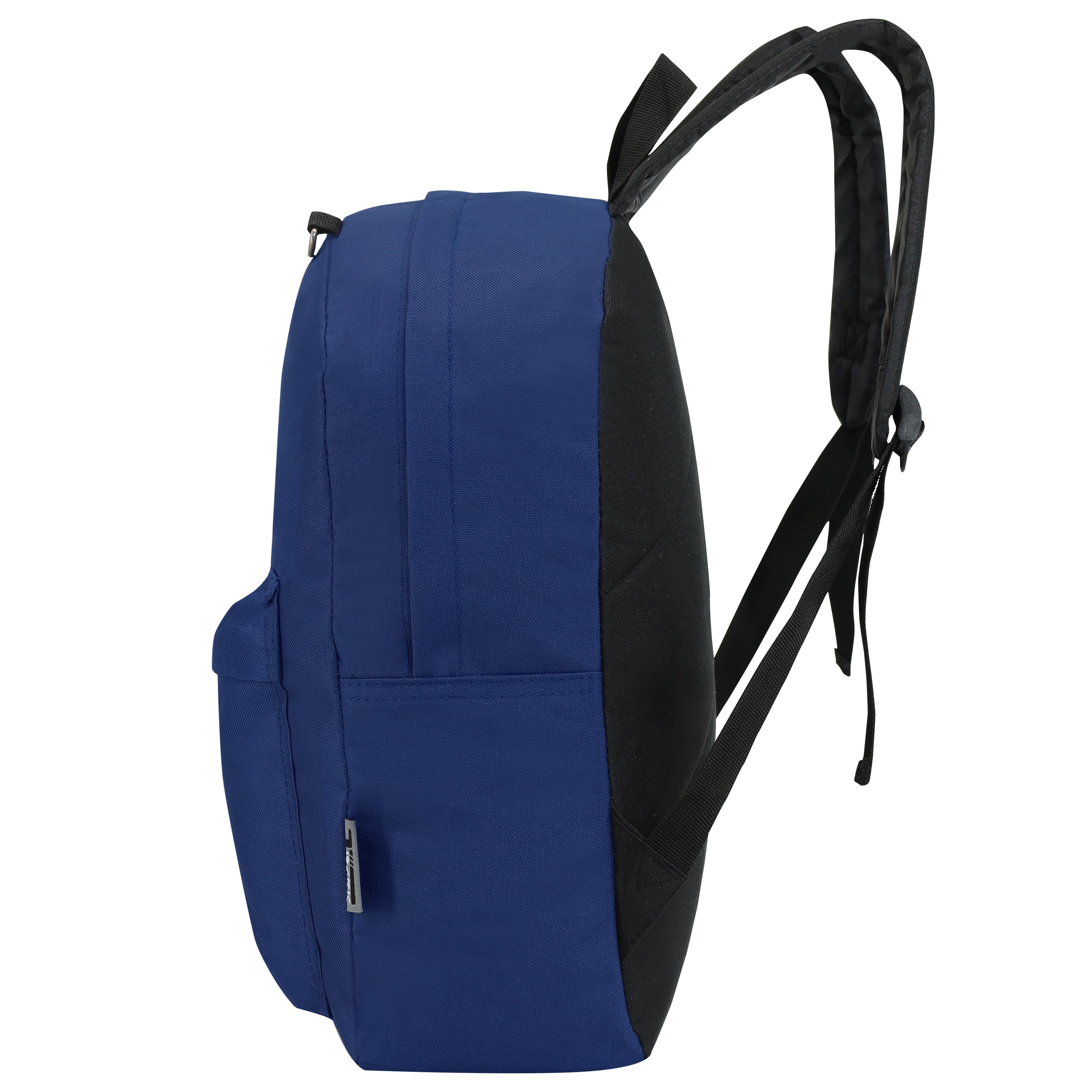 17" Wholesale Backpacks In Navy Blue | Padded Back | Bulk Case of 24 Bookbags