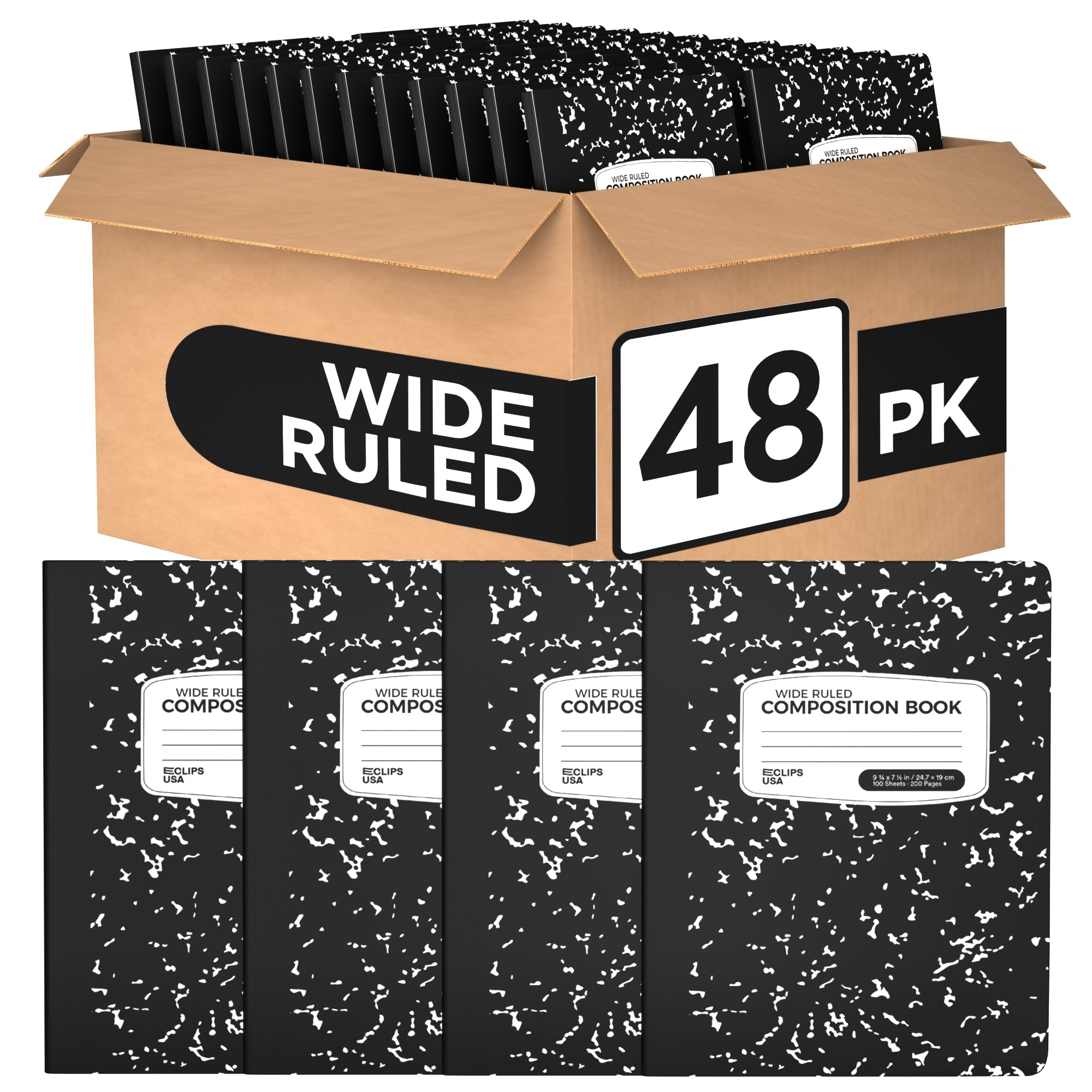 Composition Book, 100 Sheets, Wide Ruled