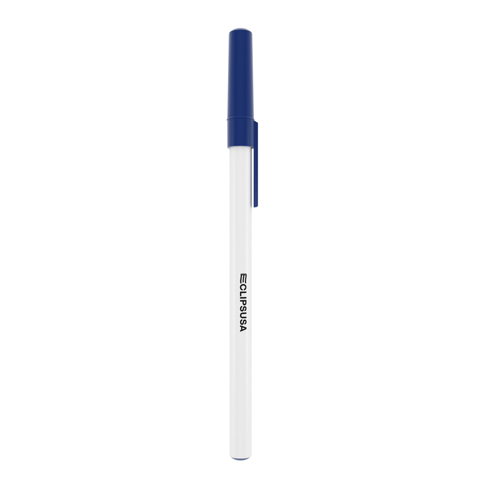Wholesale Blue Stick Pens with Removable Cap - Bulk Case of 576 Blue Pens