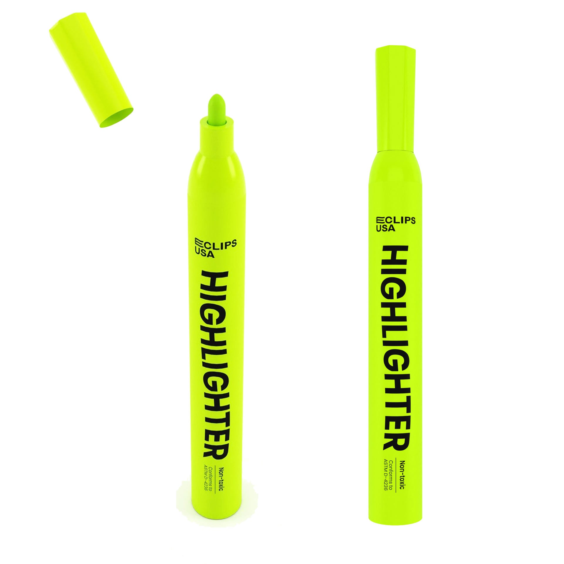 Wholesale Yellow Highlighters - Fine Tip & Non-Toxic - Bulk Case of 350 Highlighters
