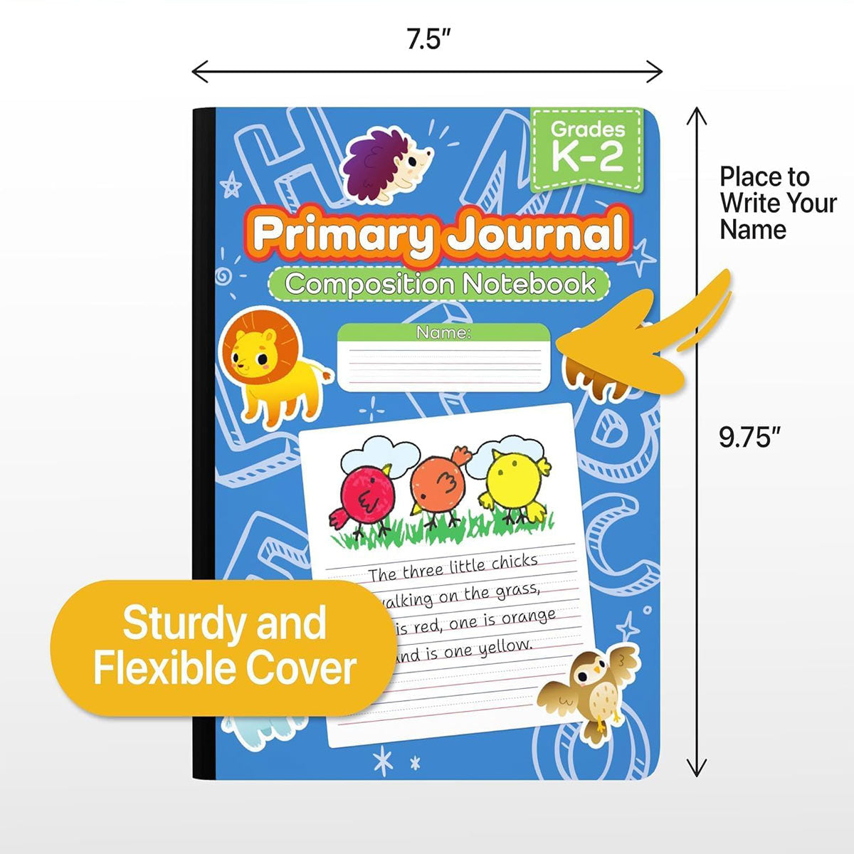 Wholesale Primary Composition Notebooks for Grades K-2 | 100 Sheets - Bulk Case of 48