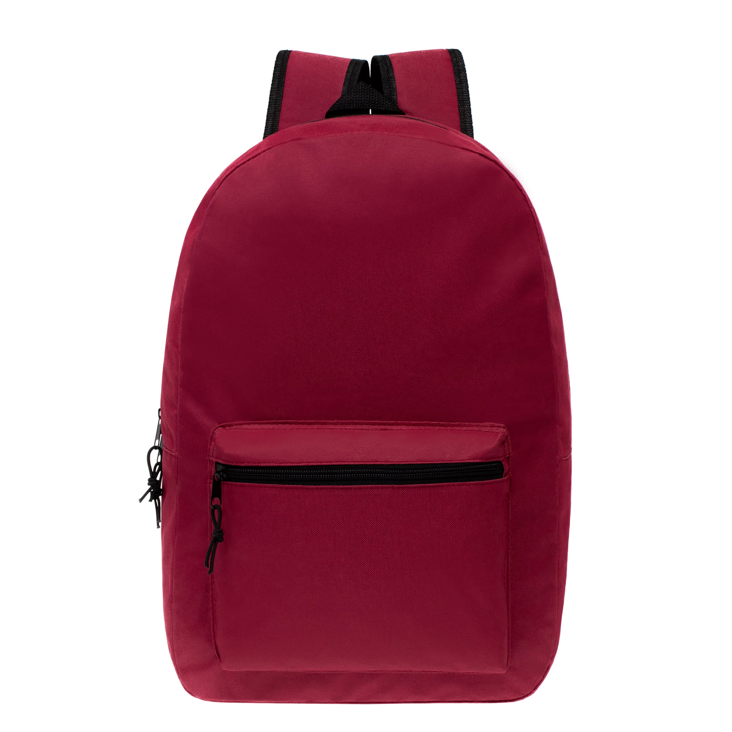 17" Kids Basic Wholesale Backpack in 8 Colors - Bulk Case of 24