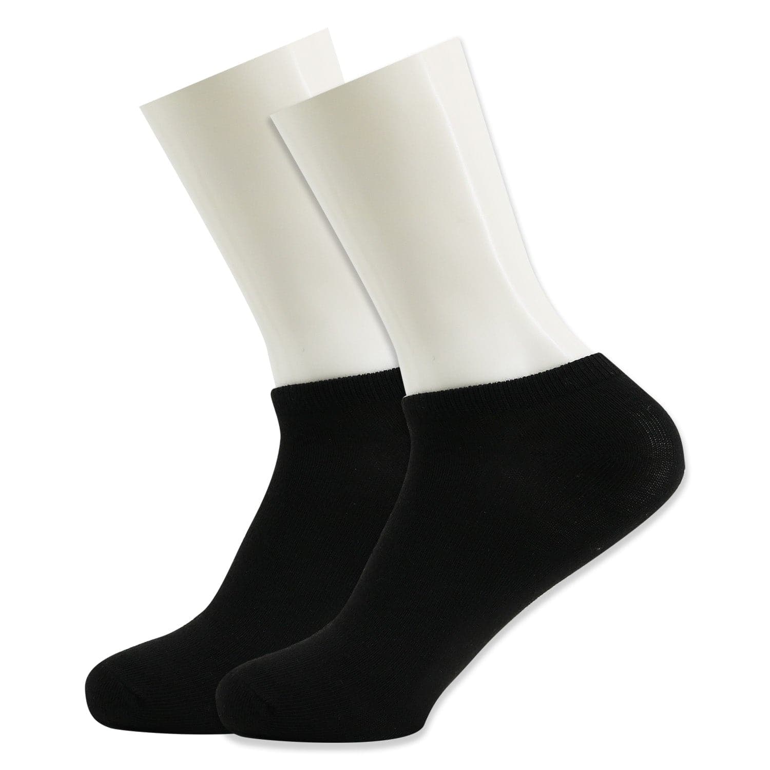 Women's No Show Wholesale Sock, Size 9-11 in Black - Bulk Case of 96 Pairs
