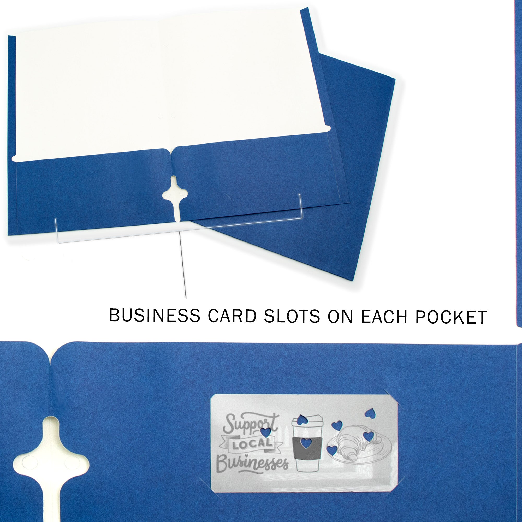 Wholesale 2 Pocket Folders for Students | 4 Colors | Bulk Case of 200 Folders