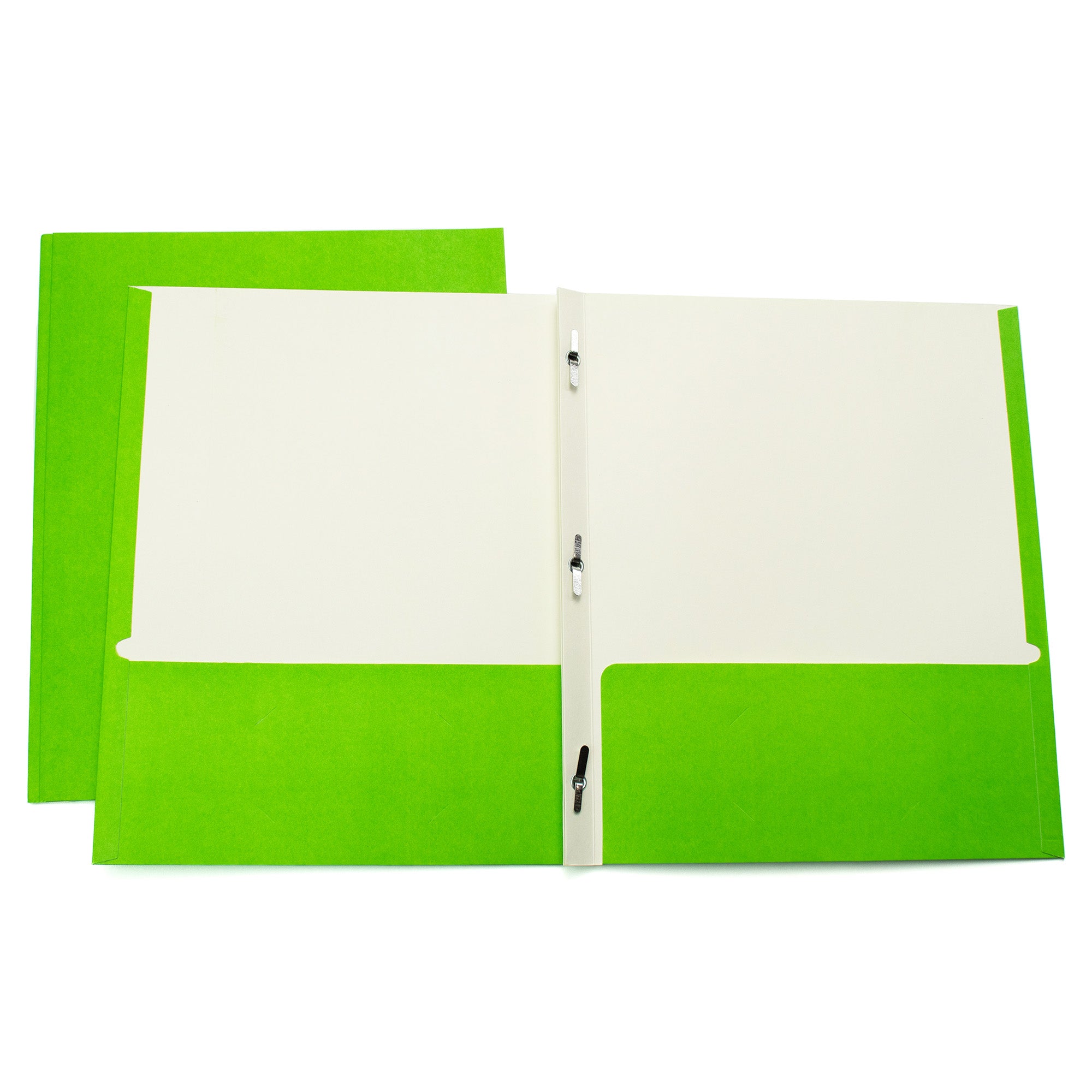 2 Pocket Wholesale Folders for School - 7 Assorted Colors - Bulk Case of 100 Folders