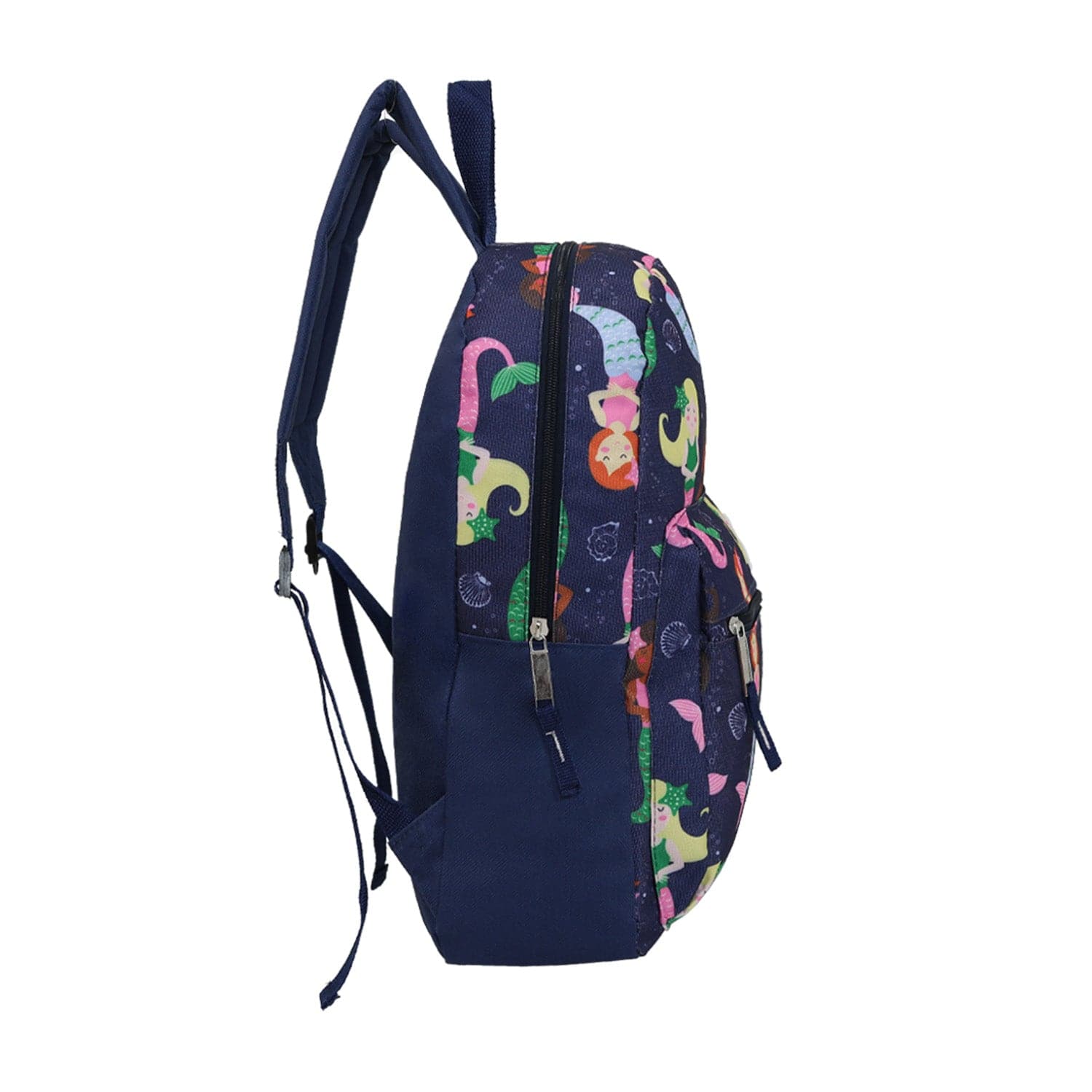 15" Kids Basic Wholesale Backpack in Assorted Girls Prints - Bulk Case of 24