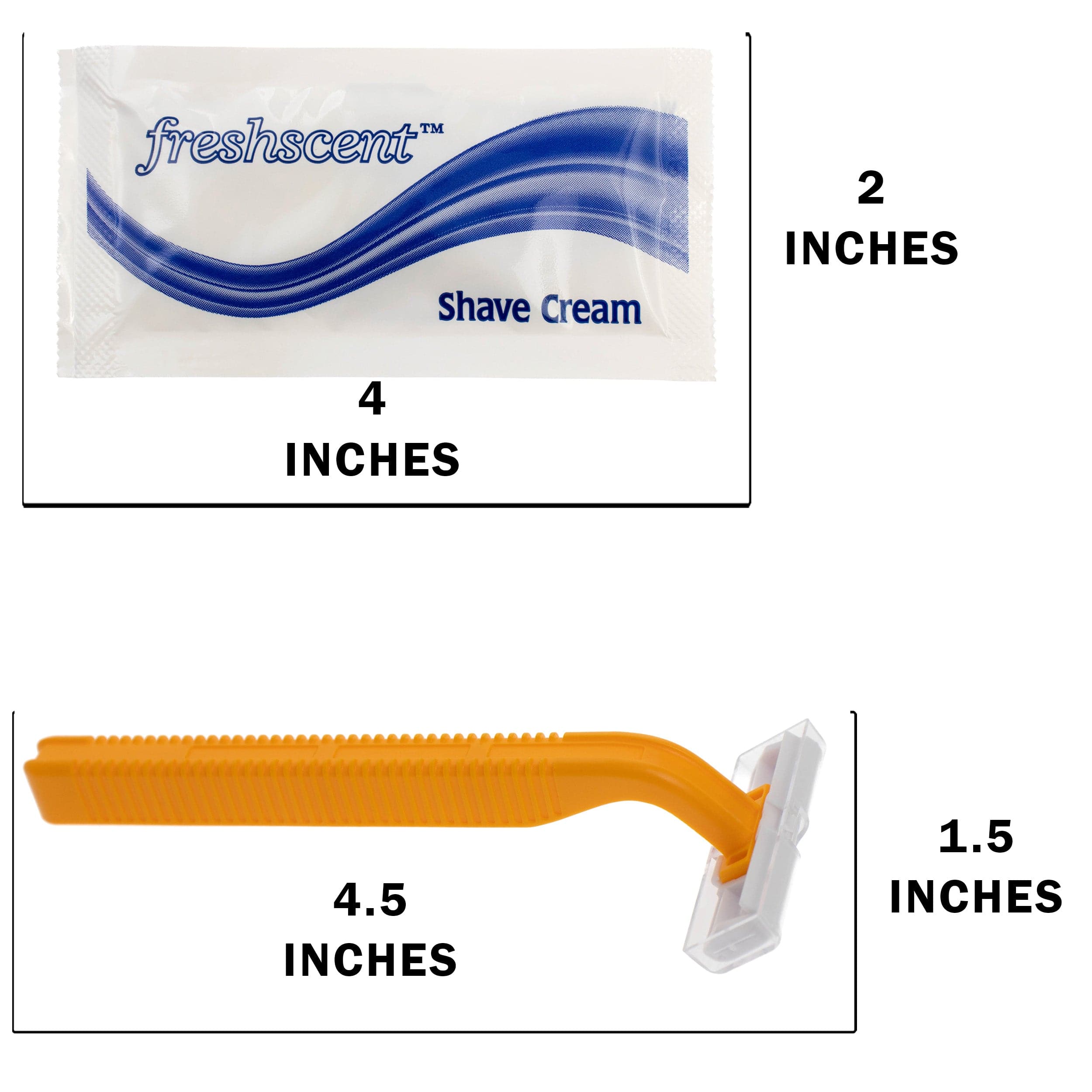 11 Piece Deluxe Wholesale Hygiene Kits - Bulk Toiletry Case of 96