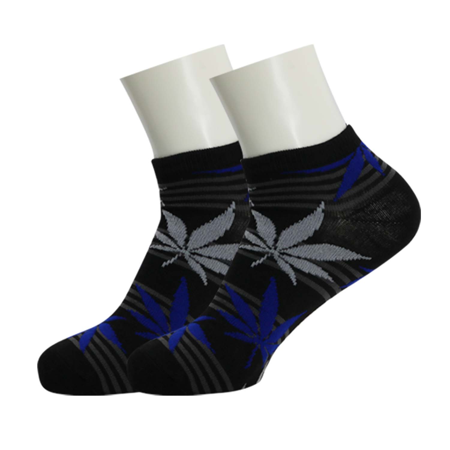 Men's Low Cut Wholesale Sock, Size 9-11 in Assorted Designs - Bulk Case of 144 Pairs