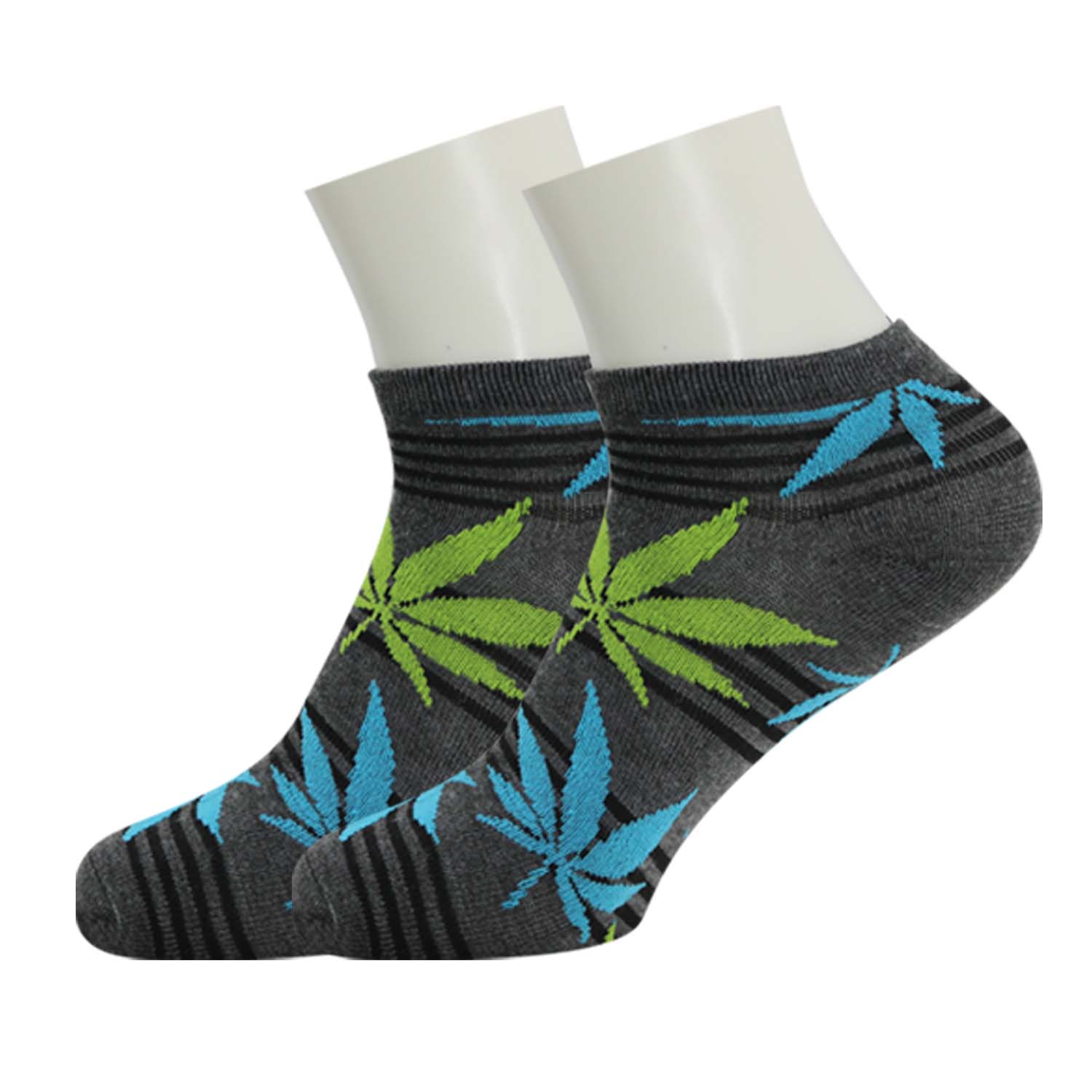 Men's Low Cut Wholesale Sock, Size 9-11 in Assorted Designs - Bulk Case of 144 Pairs