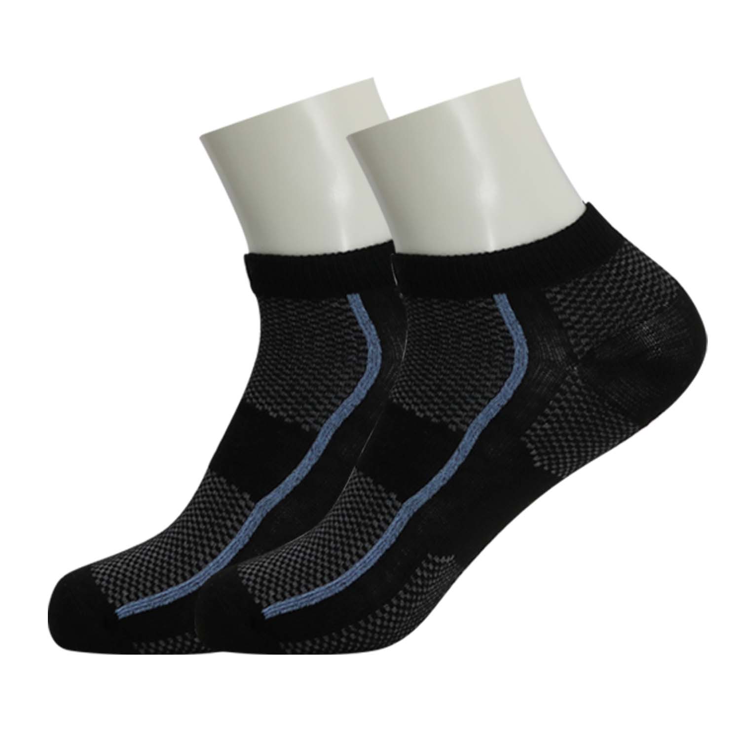 Men's Low Cut Wholesale Sock, Size 9-11 in Assorted Designs - Bulk Case of 144 Pairs