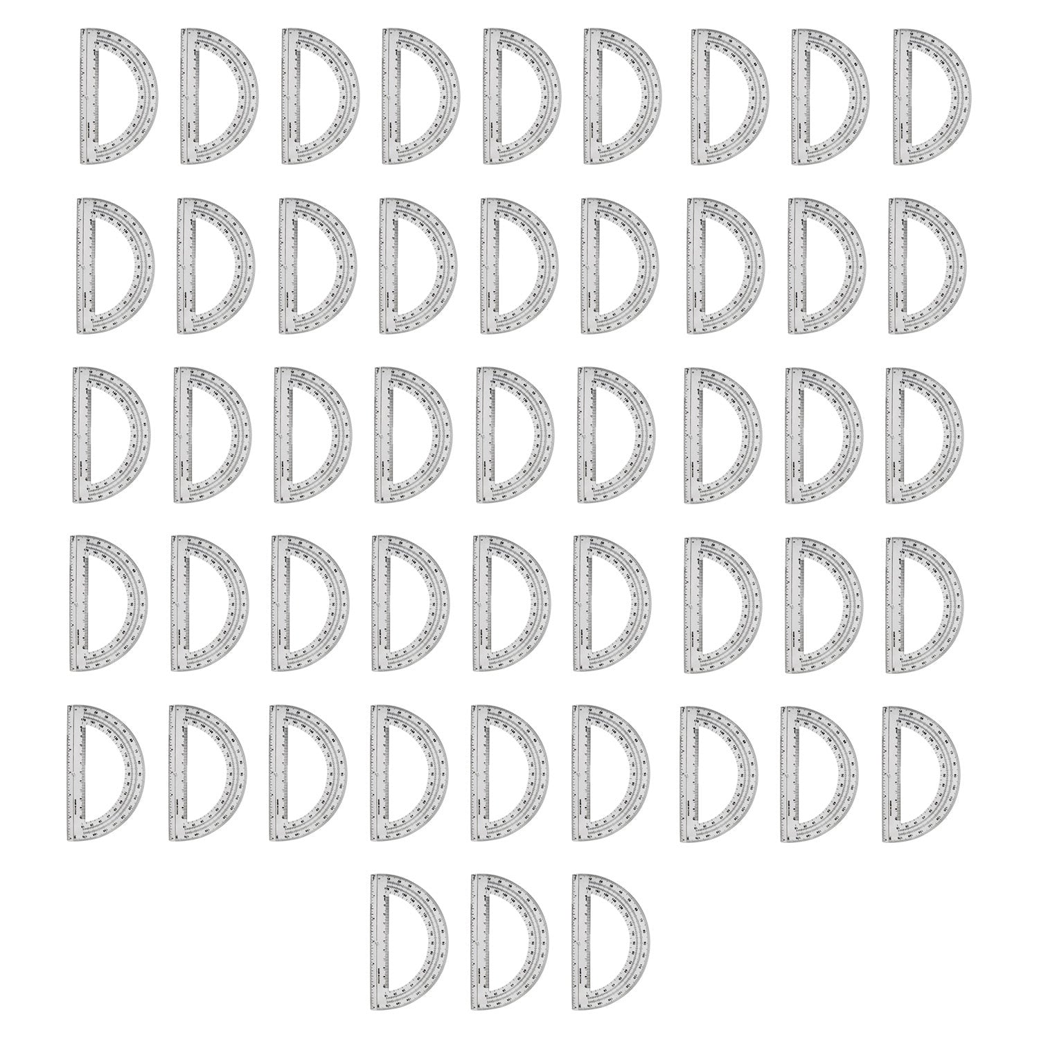 180 Degree Wholesale Protractors - Bulk School Supplies - Bulk Case of 48