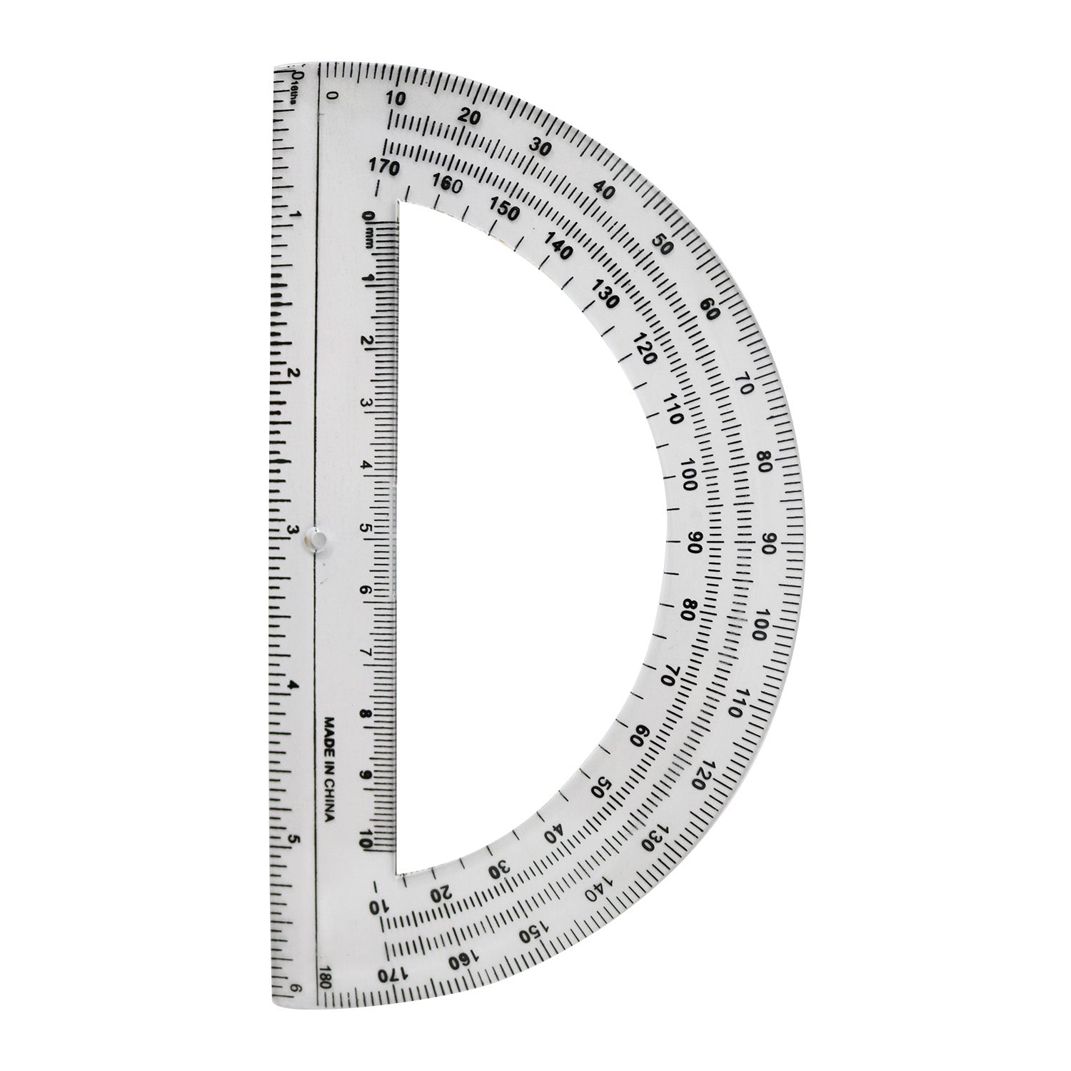 180 Degree Wholesale Protractors - Bulk School Supplies - Bulk Case of 48