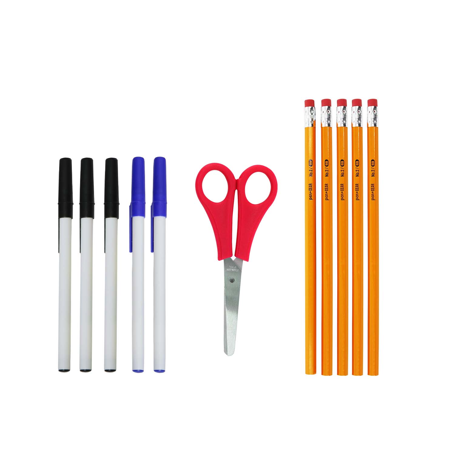 36 Piece Wholesale School Supply Kits for Students - Bulk Case of 48 Kits