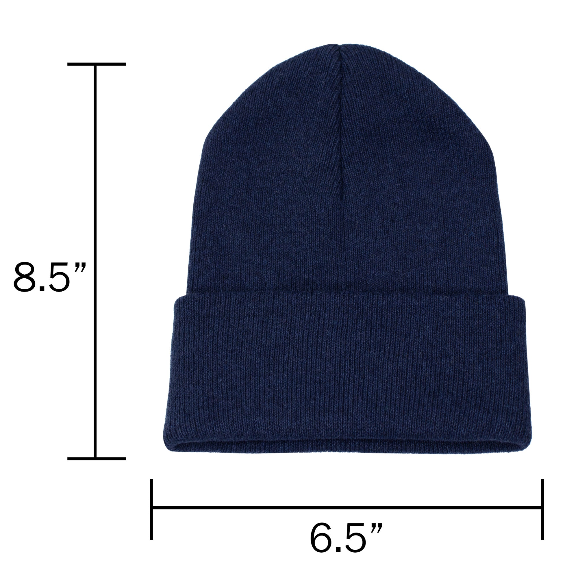 Unisex Winter Wholesale Beanie in 5 Assorted Colors - Bulk Case of 48