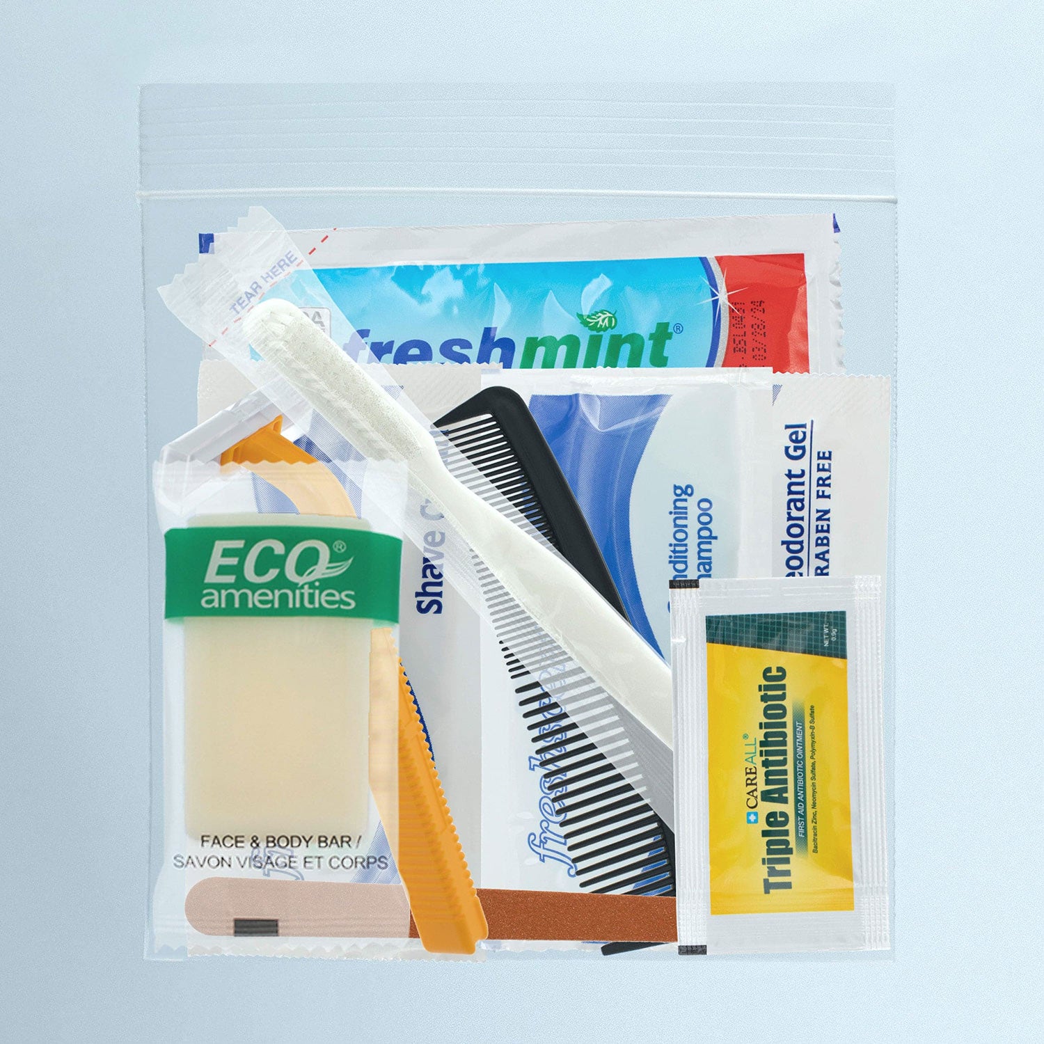 12 Set Wholesale Bundle for Personal Use, Homeless, Charity, and Travel - Bulk Case of 12 Backpacks, 12 Hygiene Kits