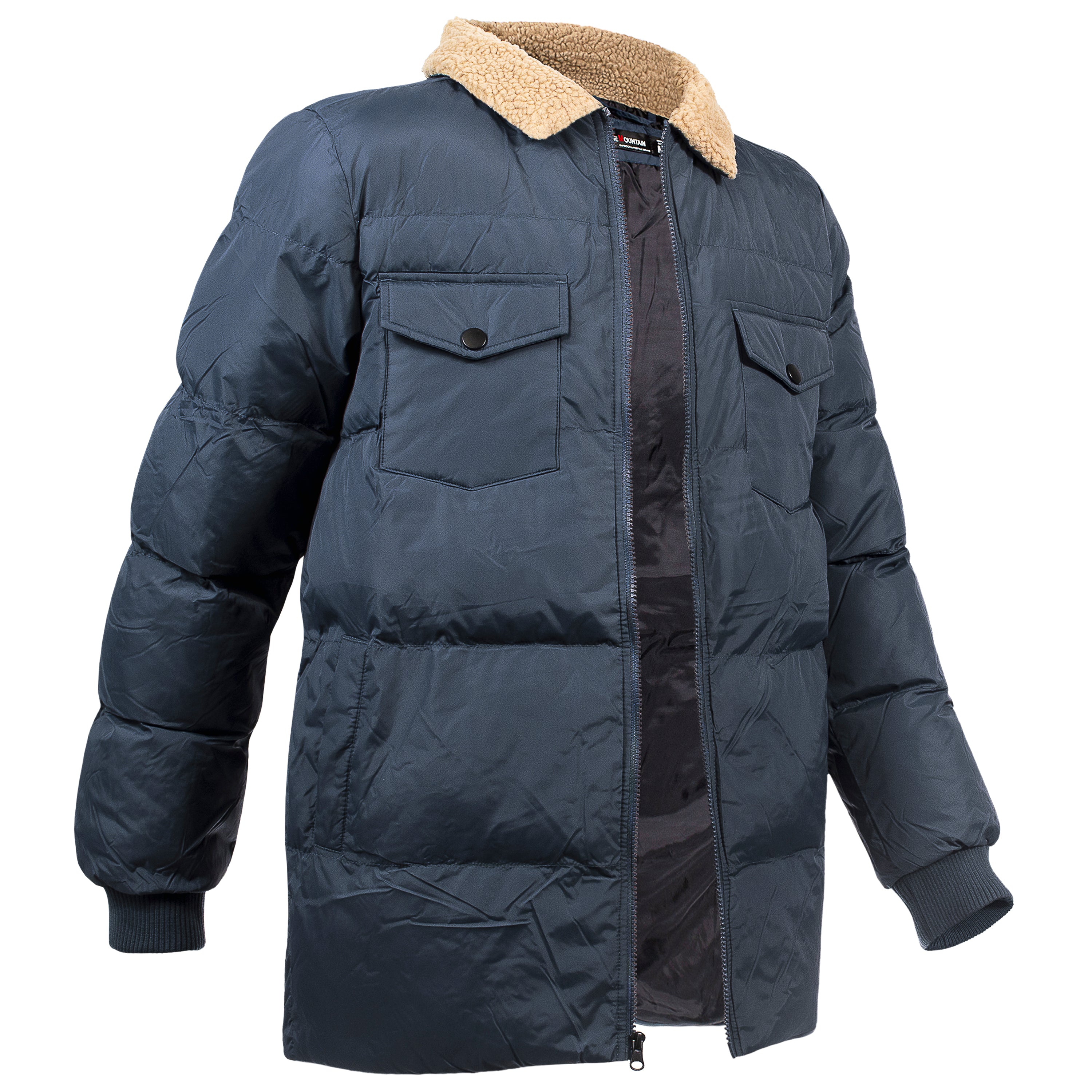Wholesale Charcoal Men's Winter Jackets | Bulk Coats