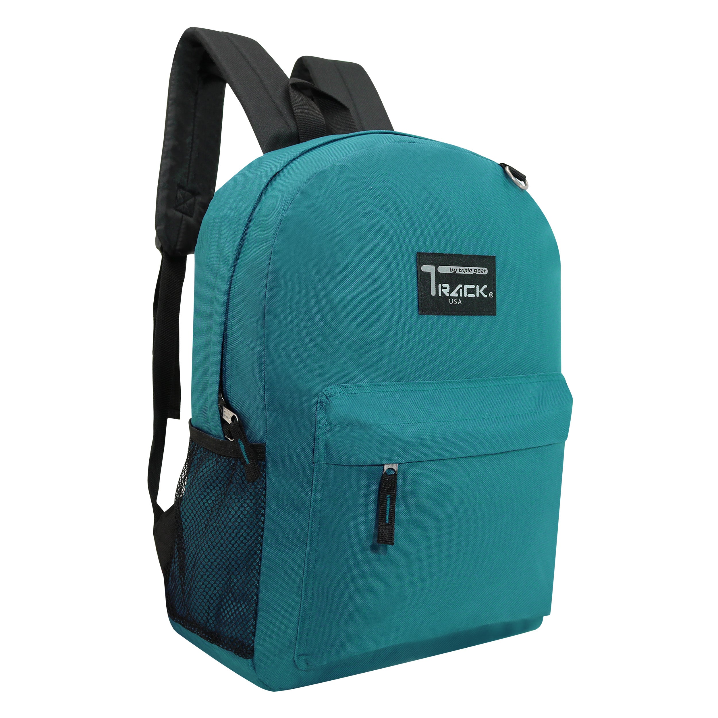 17" Bulk Classic Teal Backpack - Wholesale Case of 24 Bookbags