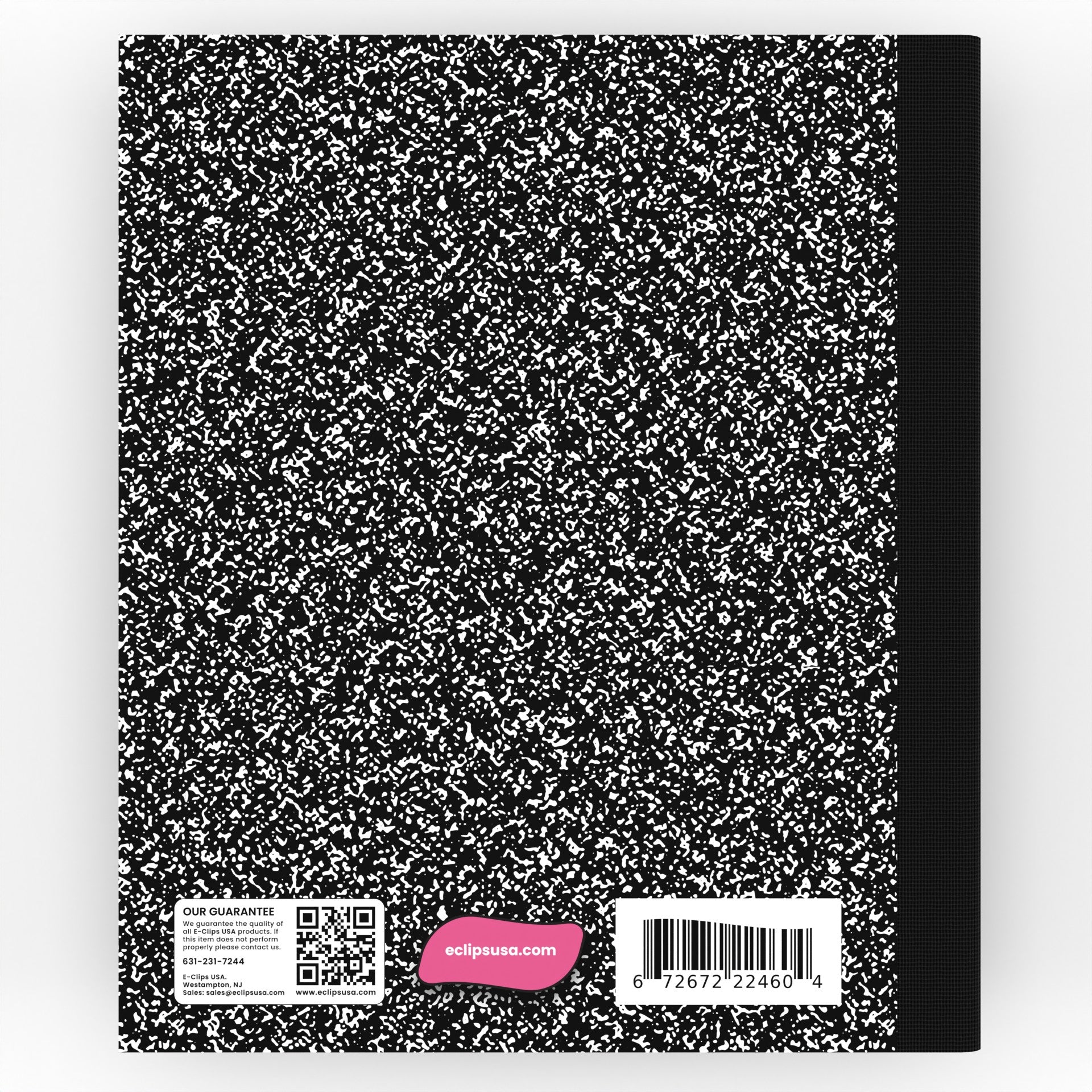Wholesale College Ruled Composition Notebooks in Black - Bulk Case of 48 Notebooks