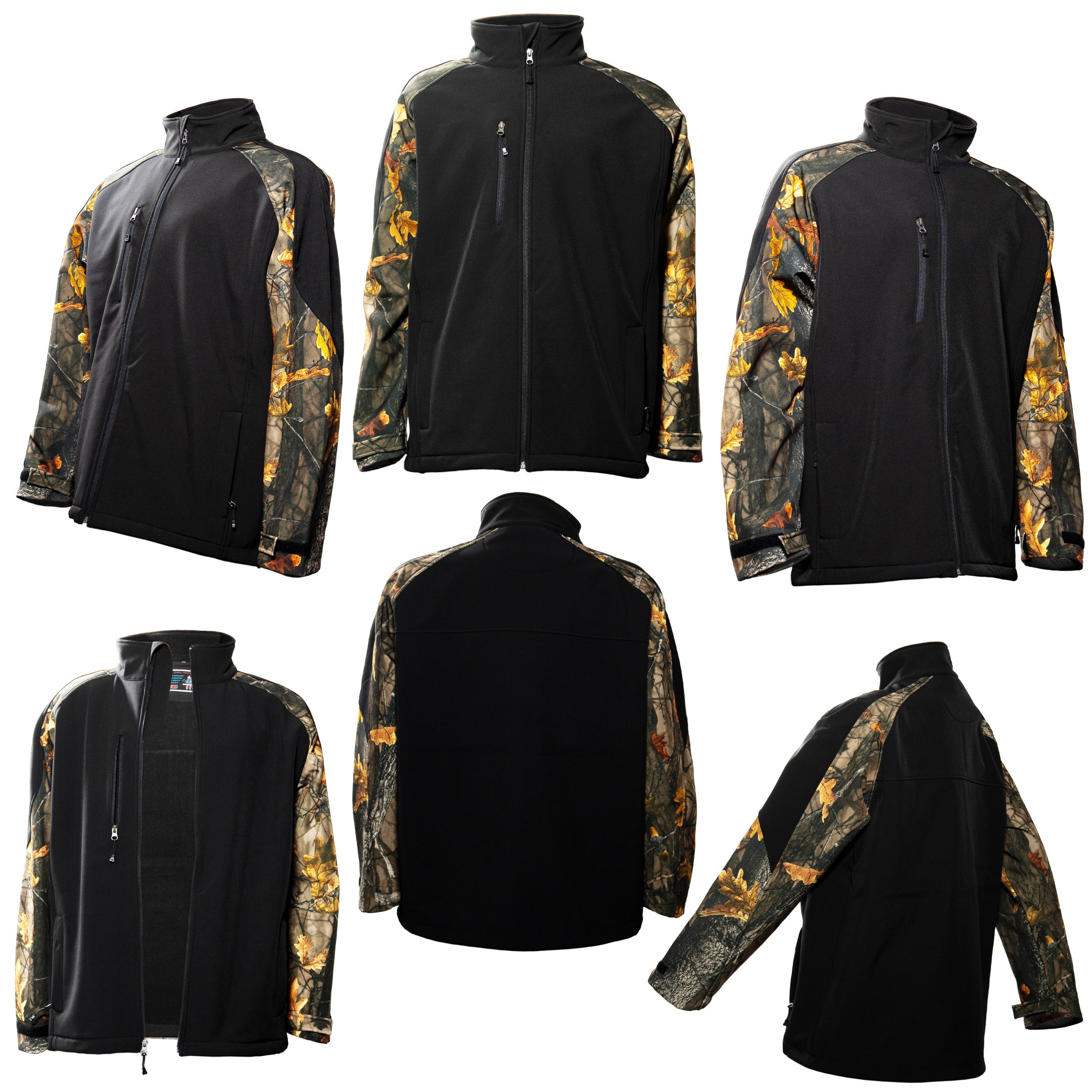 Men's Warm Winter Wholesale Coats in Camo & Sizes - Bulk Case of 12 Winter Jackets