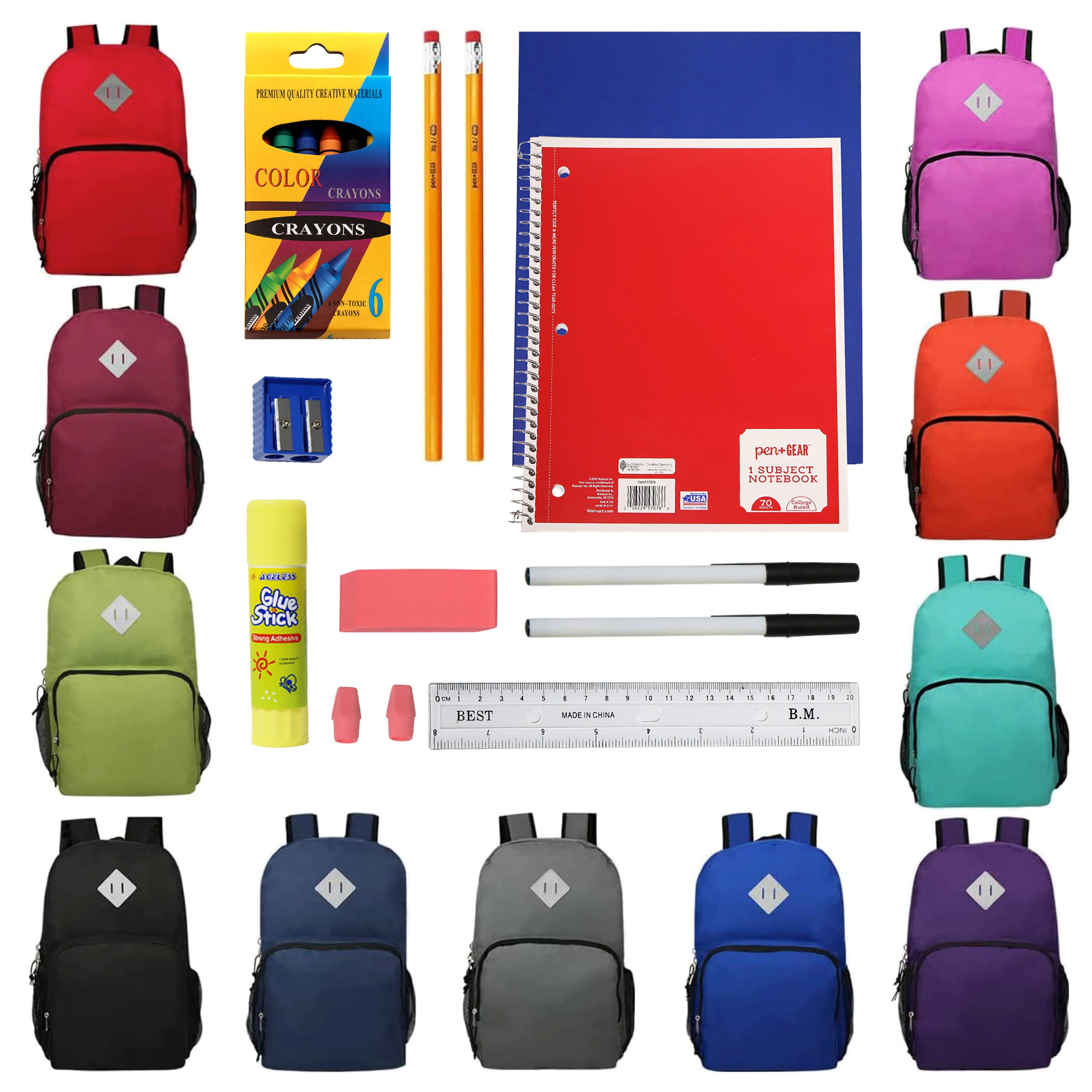 School Package Wholesale School Supply Kits With Backpacks | Backpack USA