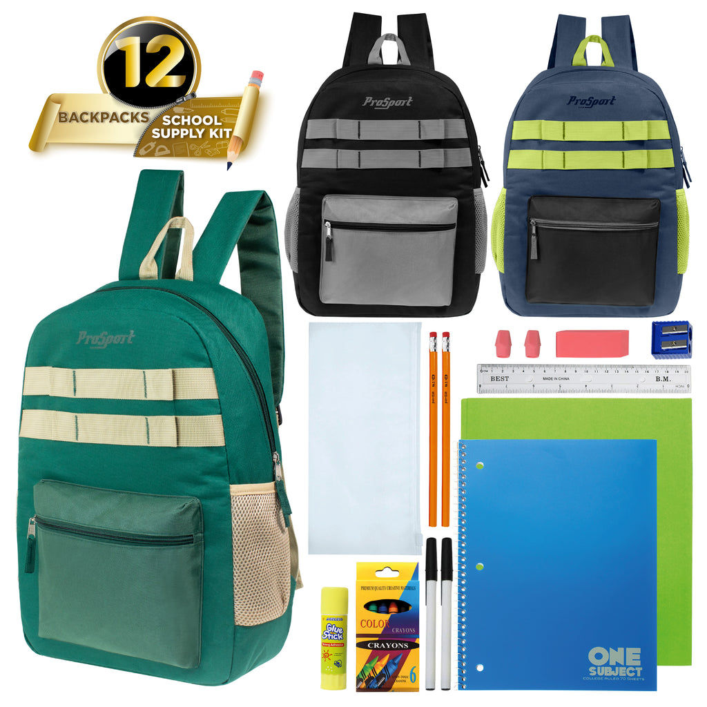 Two Color Backpack Wholesale 17