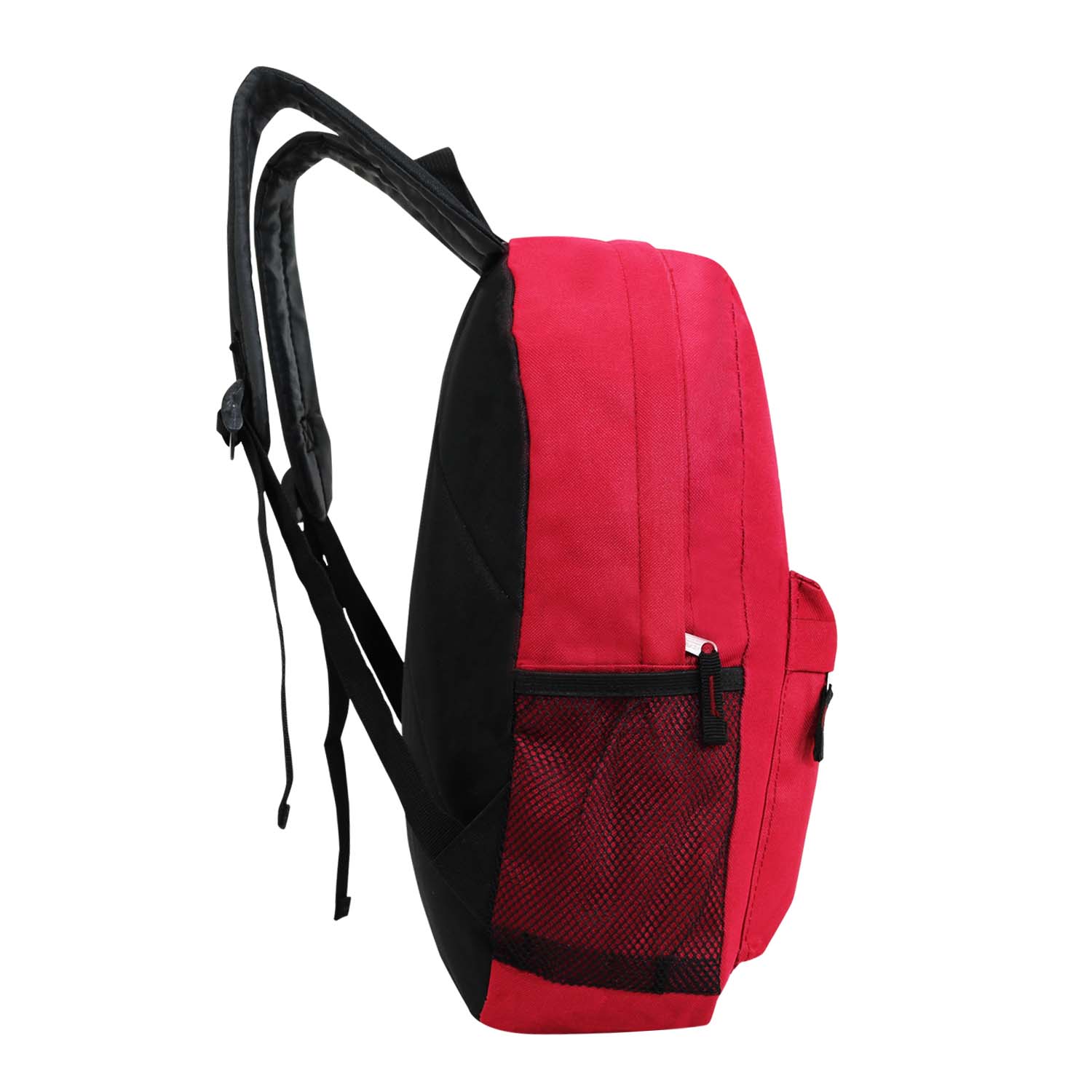 17" Kids Wholesale Backpacks In Red - Wholesale Case of 24 Bookbags