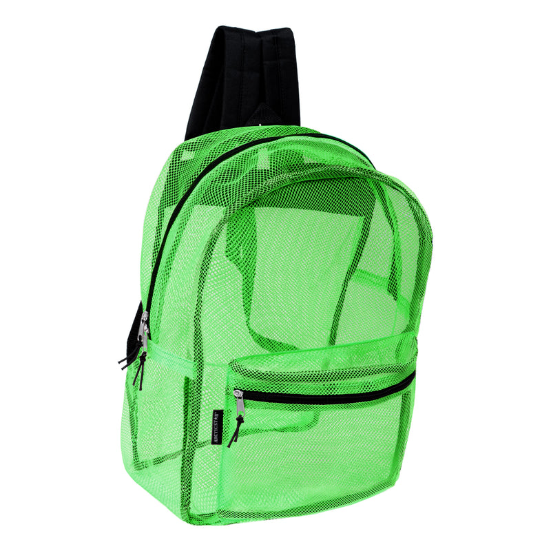 Mesh Wholesale Backpacks 6 Assorted Colors Case of 24 Bookbags