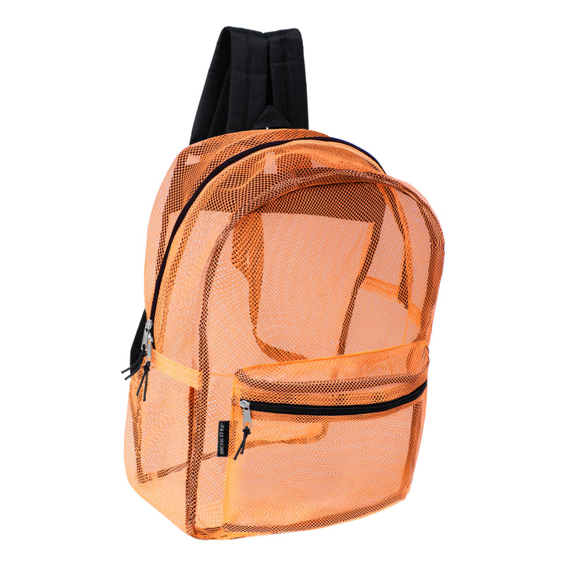 Mesh Wholesale Backpacks 6 Assorted Colors Case of 24 Bookbags