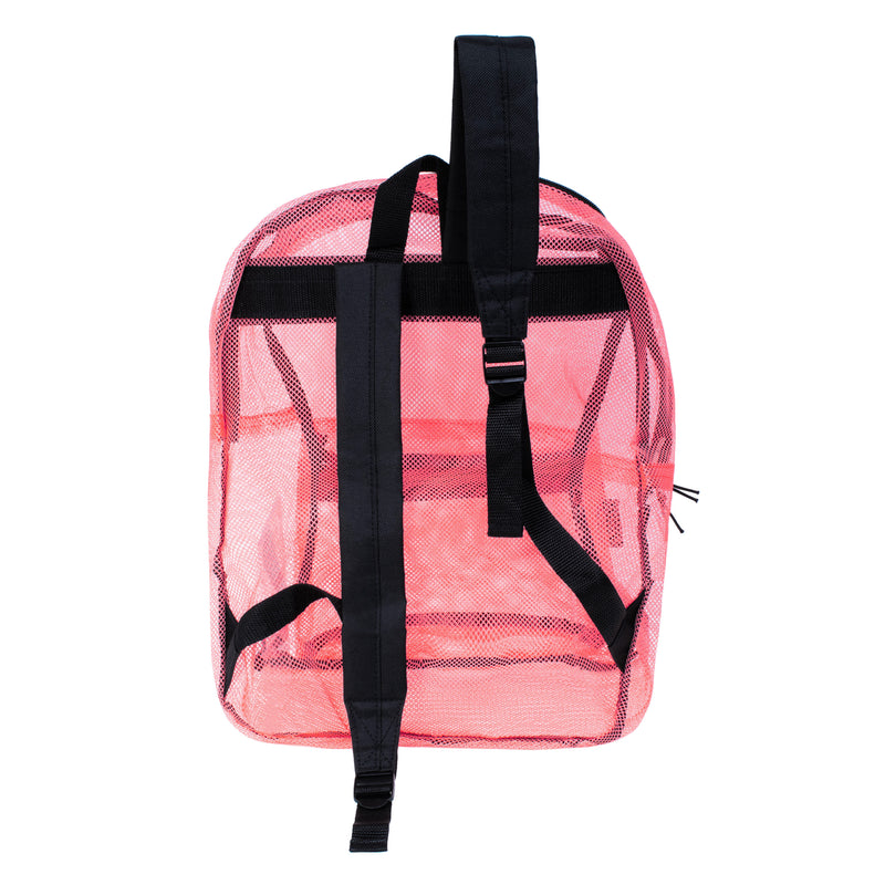 Mesh Wholesale Backpacks 6 Assorted Colors Case of 24 Bookbags