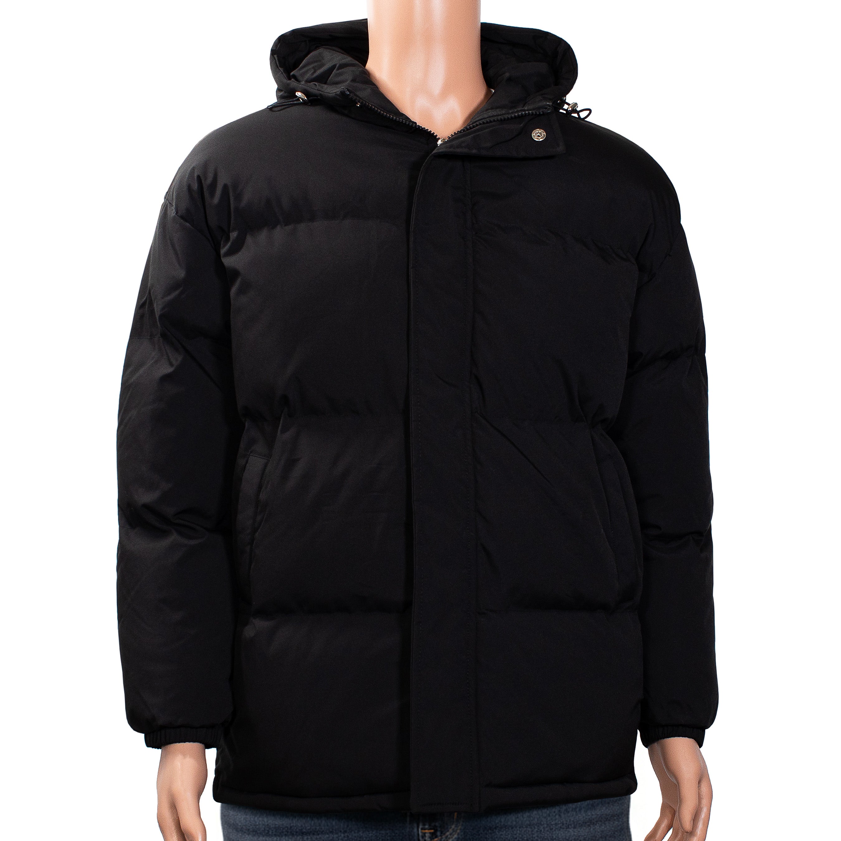 Men's Warm Winter Wholesale Coats in Black & Assorted Sizes (Large Sizes Only) - Bulk Case of 12 Winter Jackets