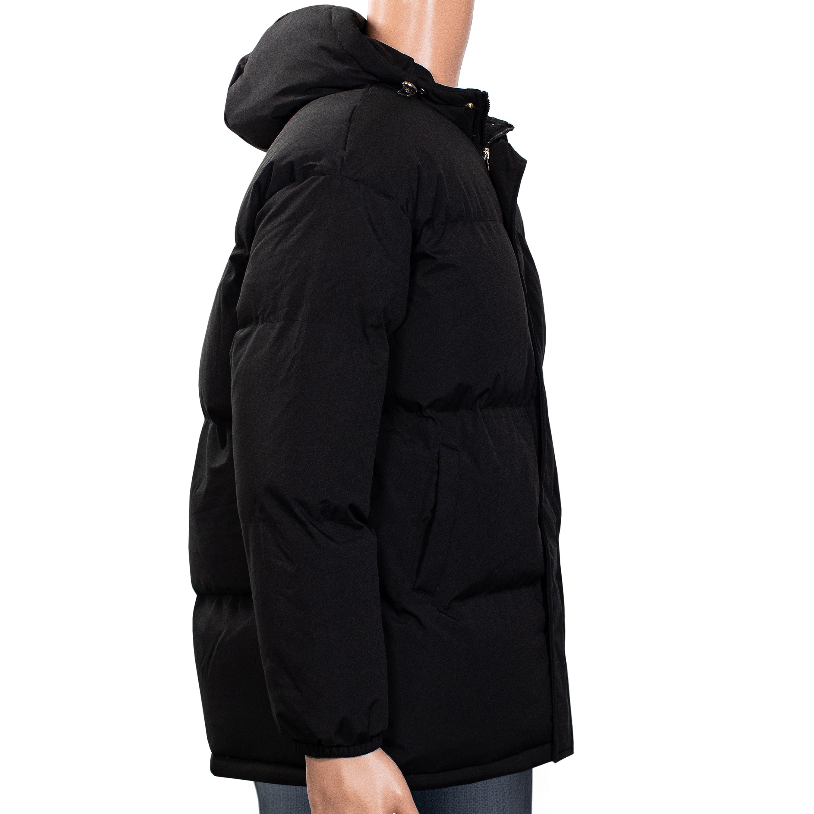 Men's Warm Winter Wholesale Coats in Black & Assorted Sizes (Large Sizes Only) - Bulk Case of 12 Winter Jackets