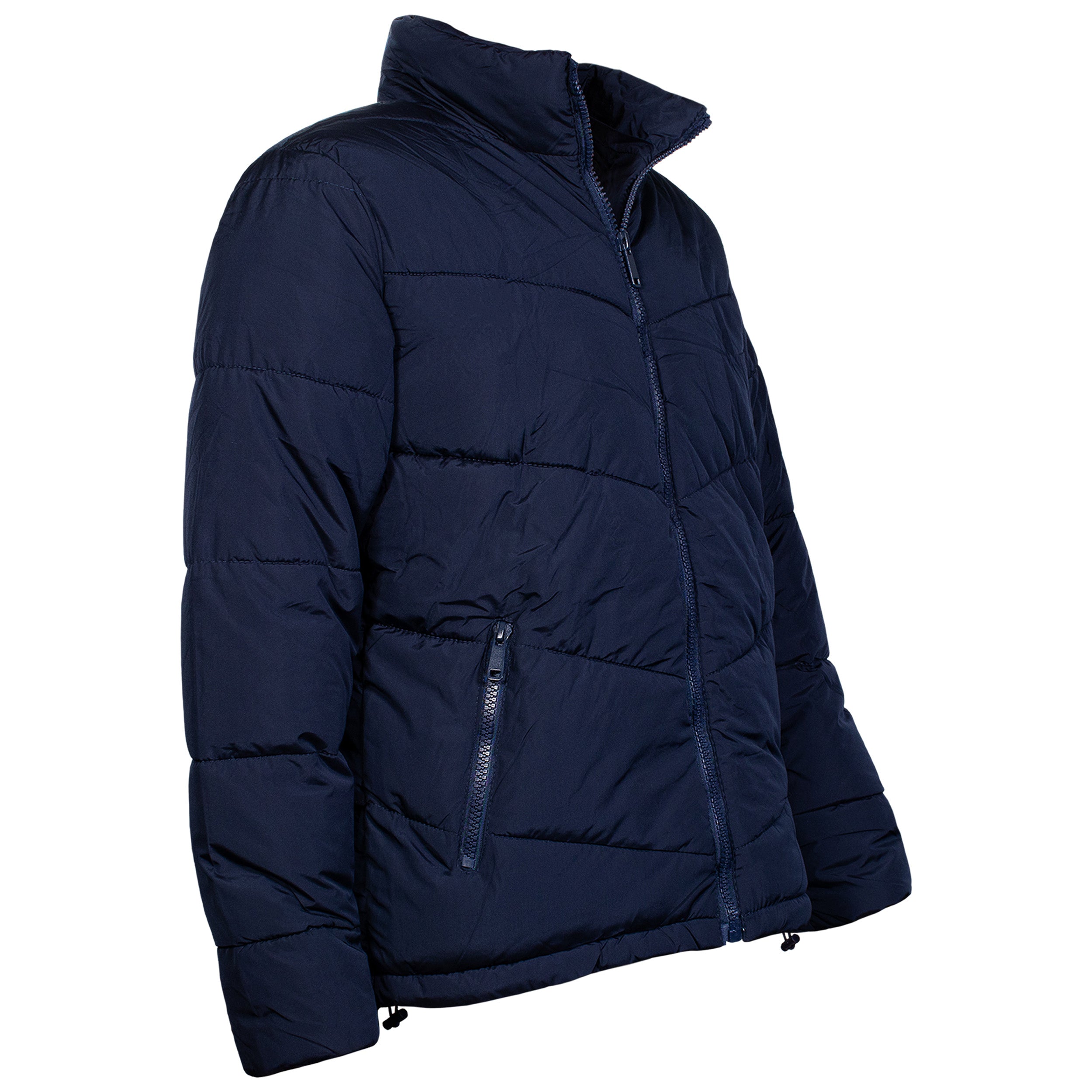 Men's Hooded Warm Winter Wholesale Coats in Assorted Colors & Sizes - Bulk Case of 12 Winter Jackets