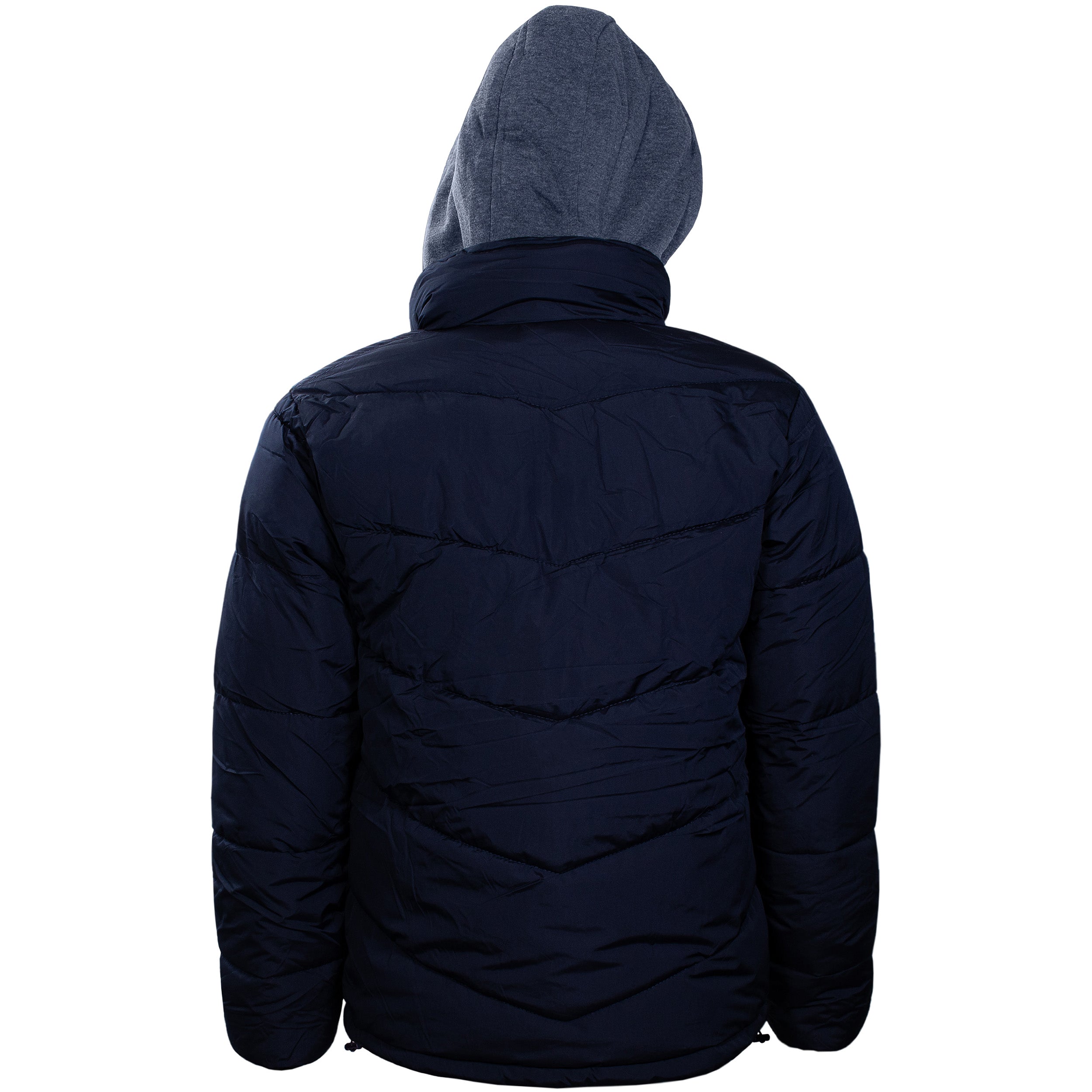 Men's Hooded Warm Winter Wholesale Coats in Assorted Colors & Sizes - Bulk Case of 12 Winter Jackets