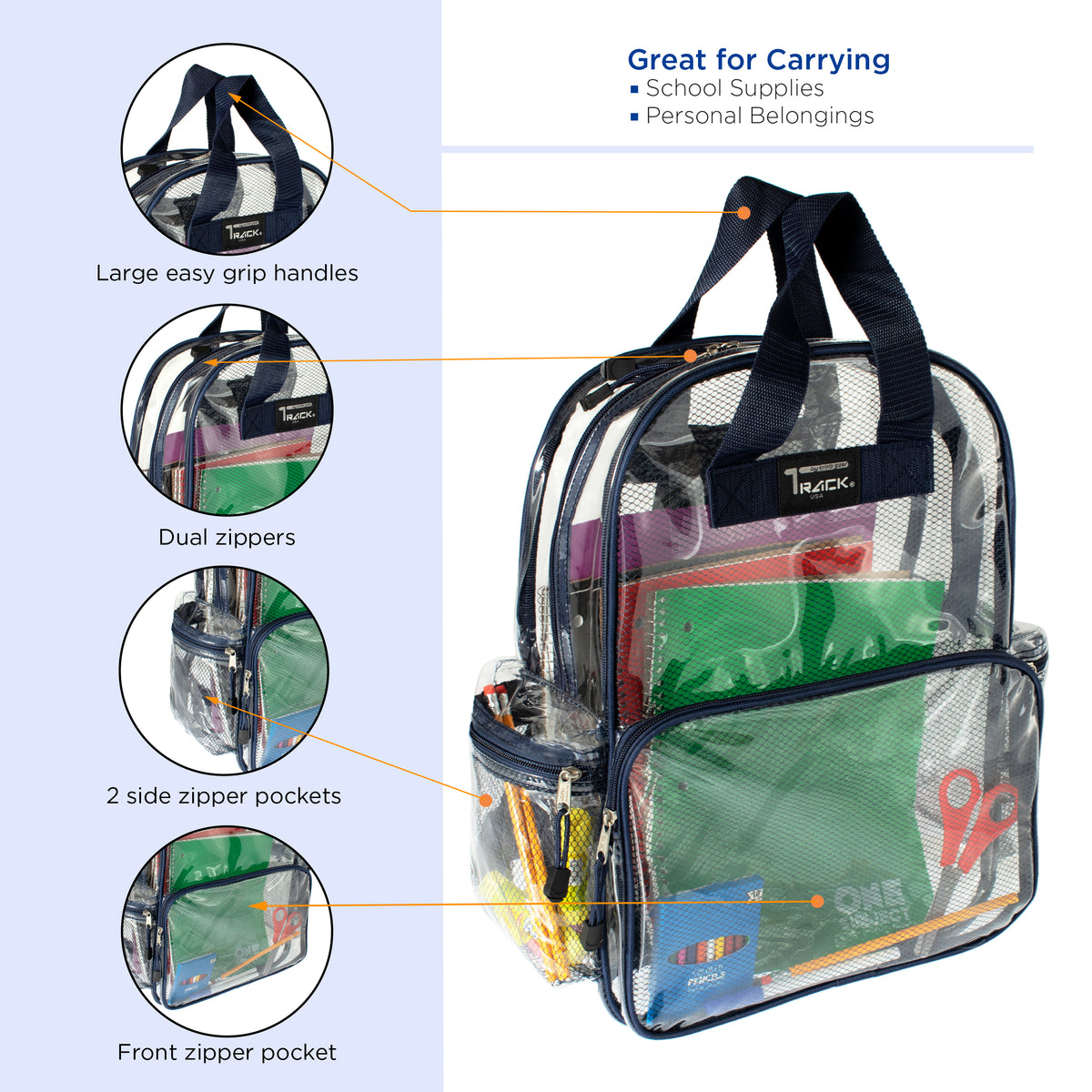 Wholesale Clear and Mesh Backpacks | Backpacks USA