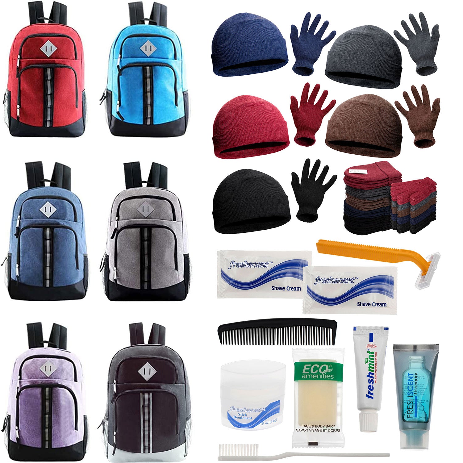 Bulk backpacks for homeless sale