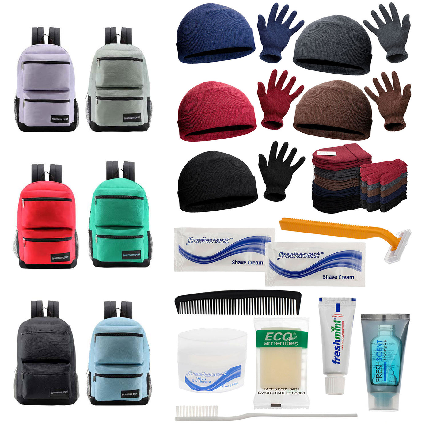 Wholesale Homeless Care Kits | Backpacks USA