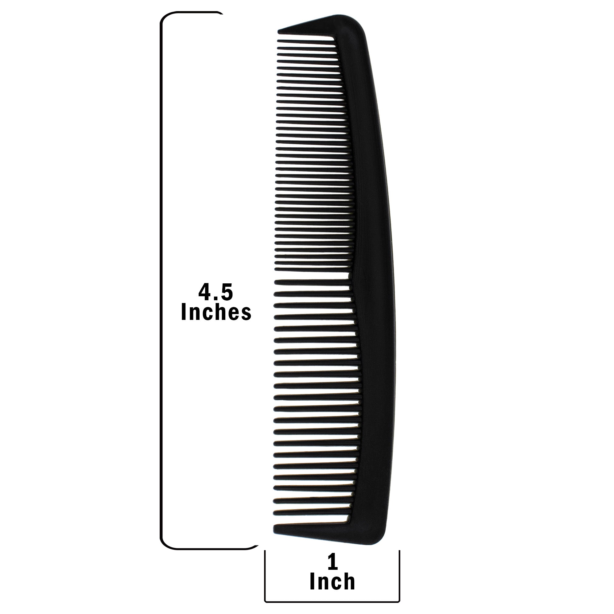 5" Bulk Black Combs - Wholesale Hotel Toiletries Case 2160 Pieces - C5-2160