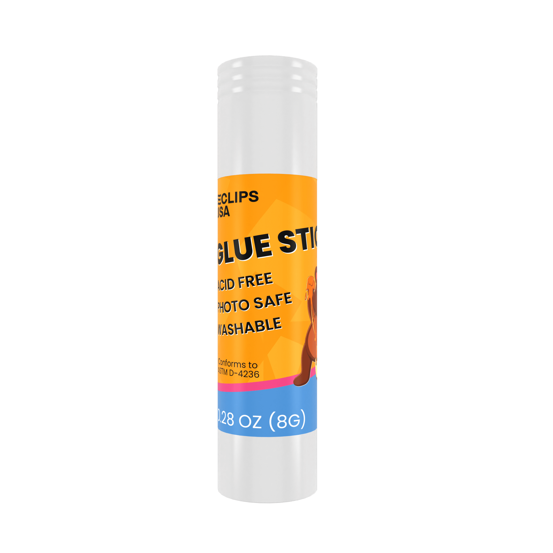 Wholesale Glue Sticks - .28 Oz Clear and Washable - Bulk Case of 500 Glue Sticks