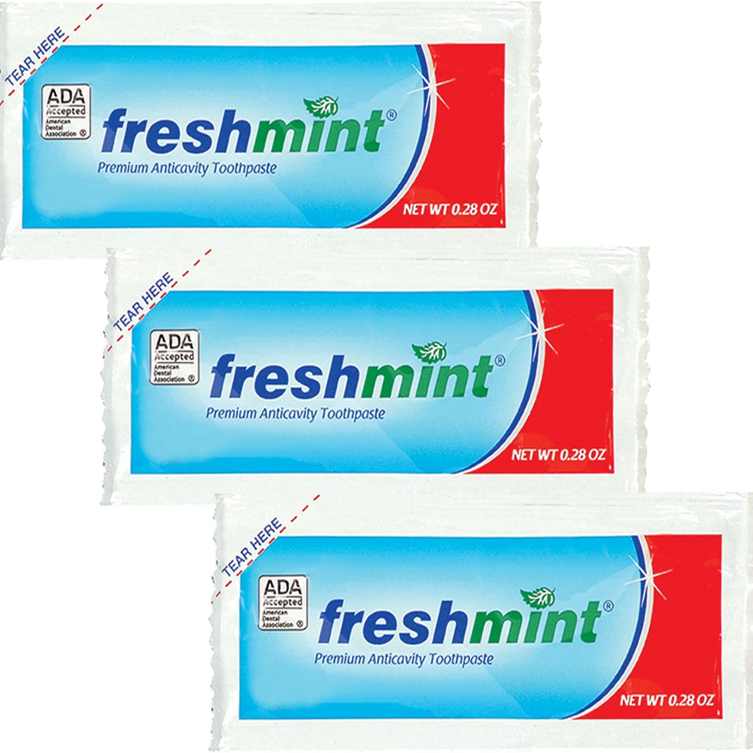 Wholesale Toothpaste Packets | Travel, Rentals, Homeless Care - Bulk Case of 1000