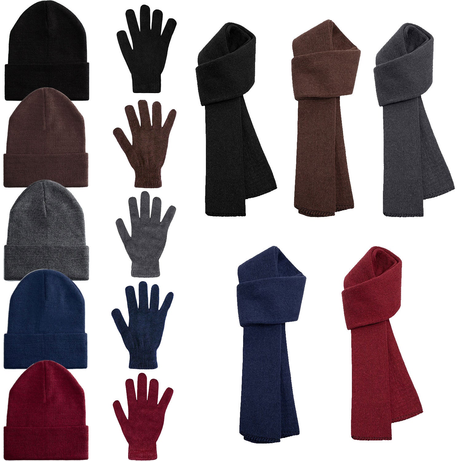 Bulk Case of 12 Backpacks and 12 Winter Item Sets - Wholesale Care Package - Emergencies, Homeless, Charity